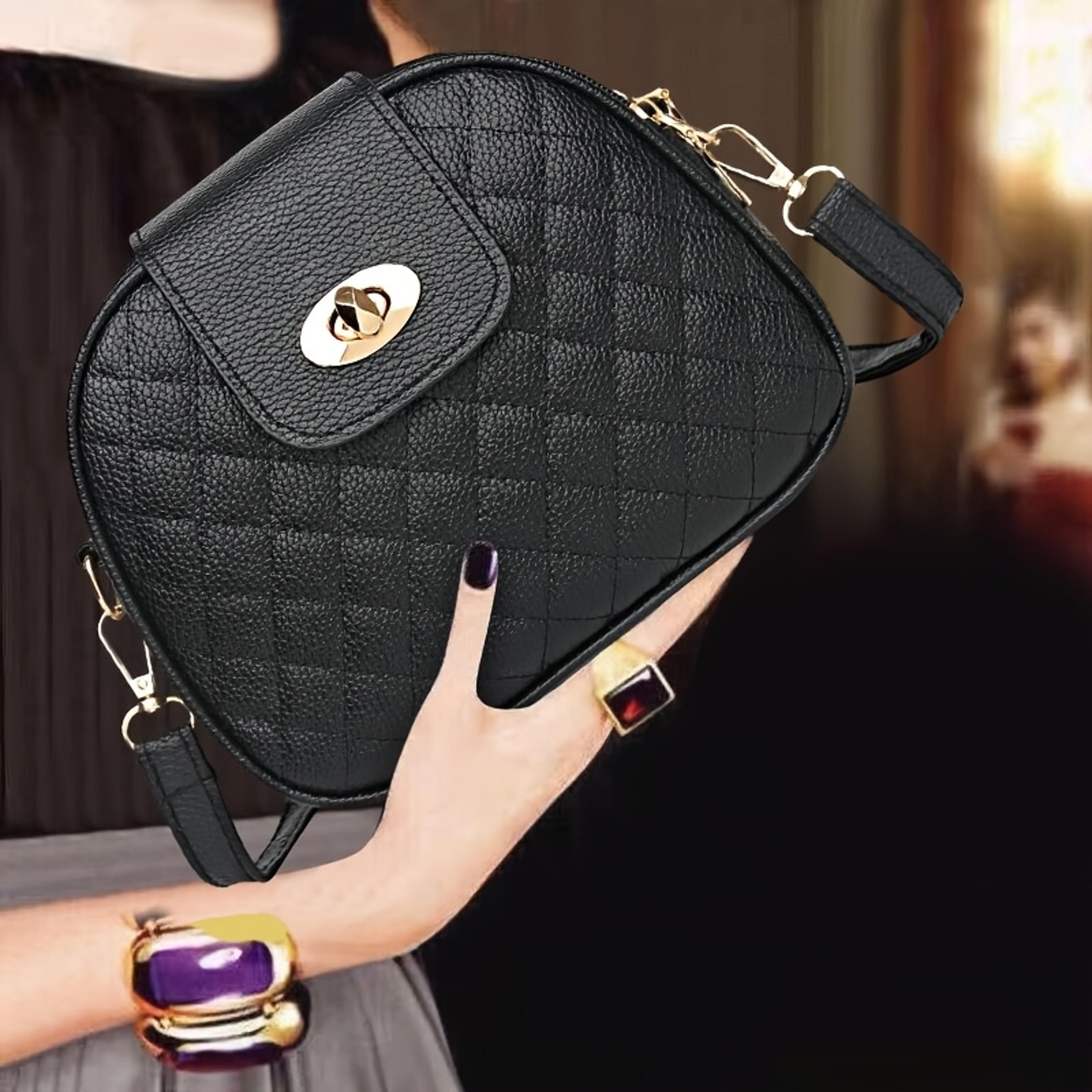 Urban Elegance Crossbody Bag For Women With Compartments  GoldTone Hardware 3