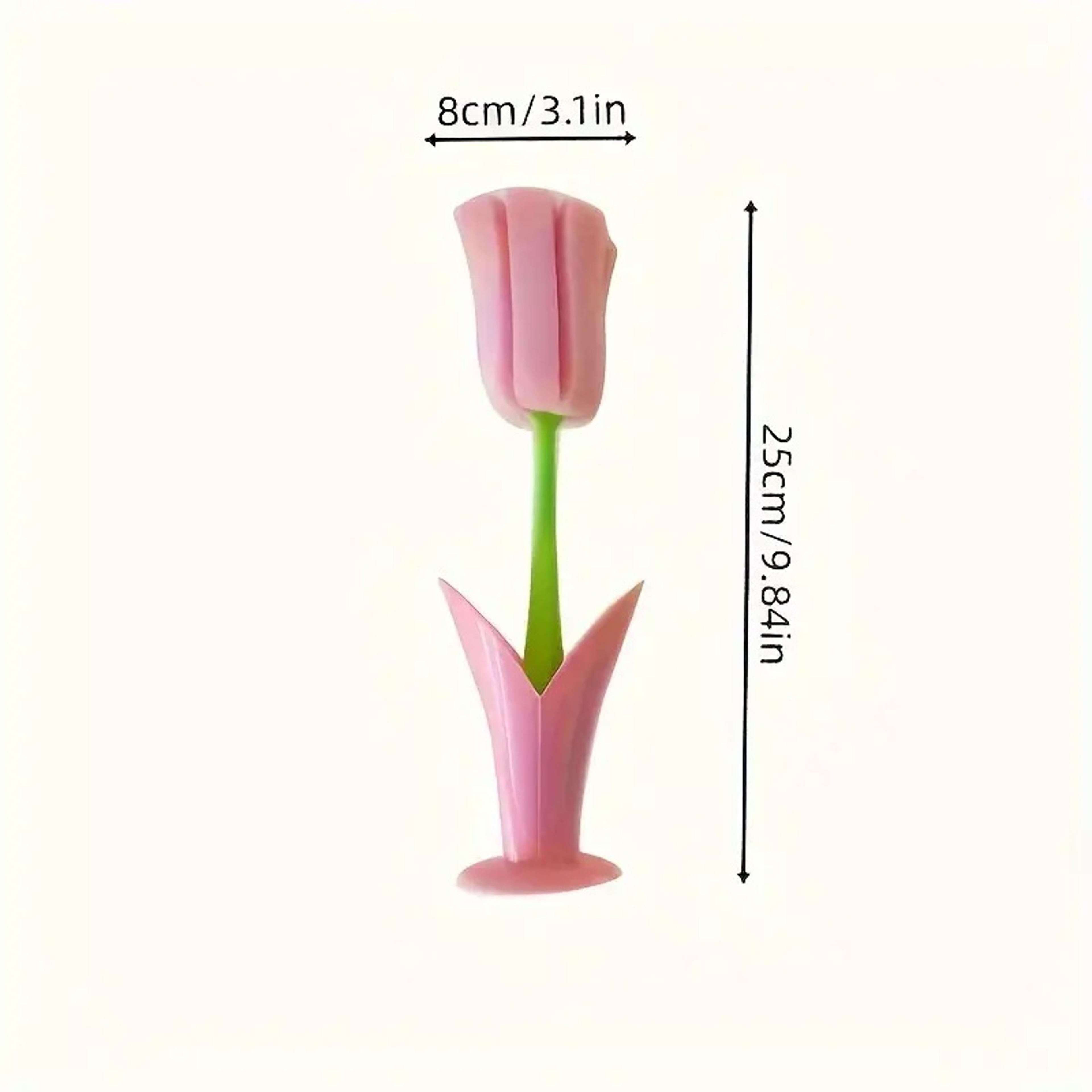 Tulip Bottle Brush Cleaner With Detachable Sponge Head For Glasses Cups  Baby Bottles 1