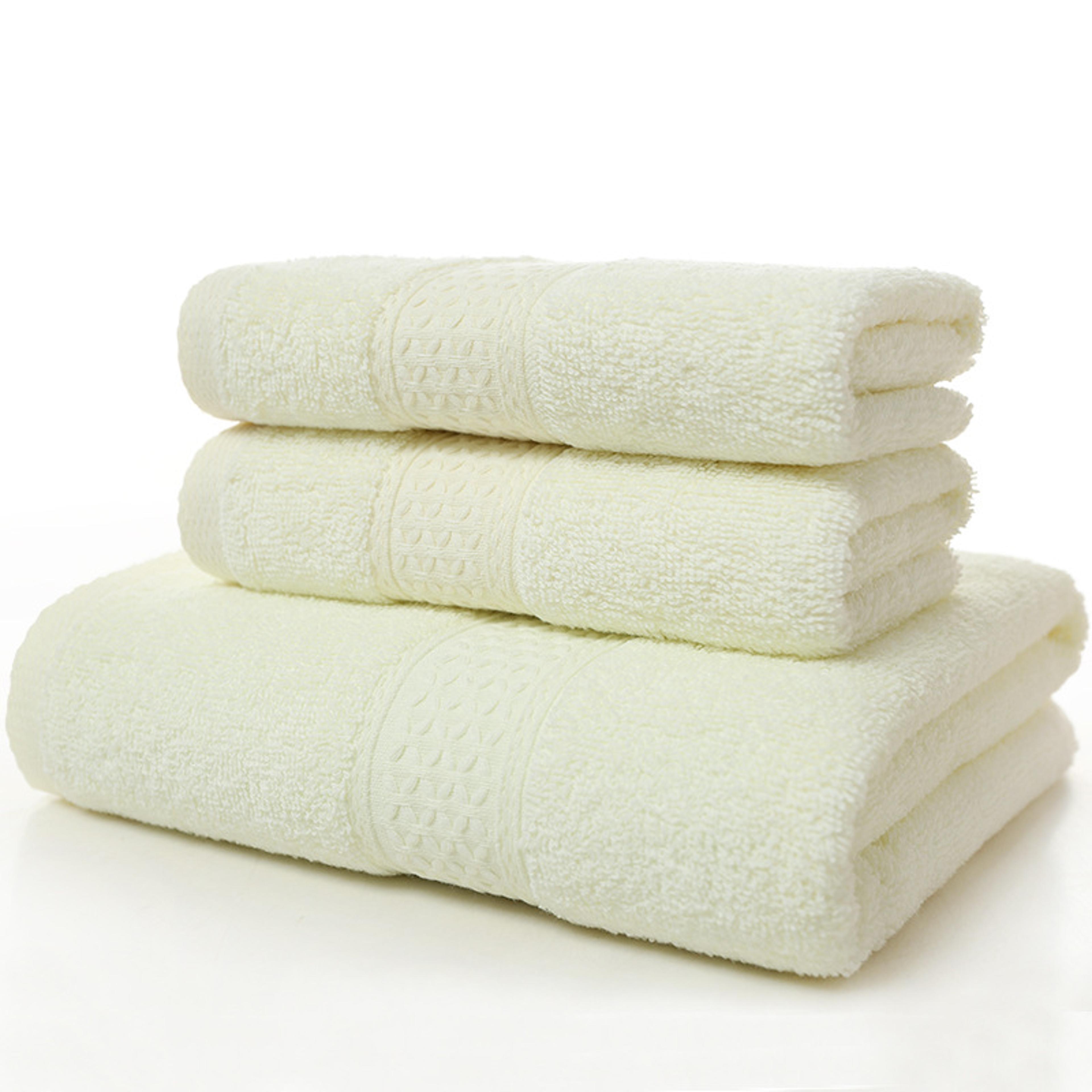CloudSoft Cotton Bath Towel Set Ultra Absorbent Quick Dry Beach Towel 7