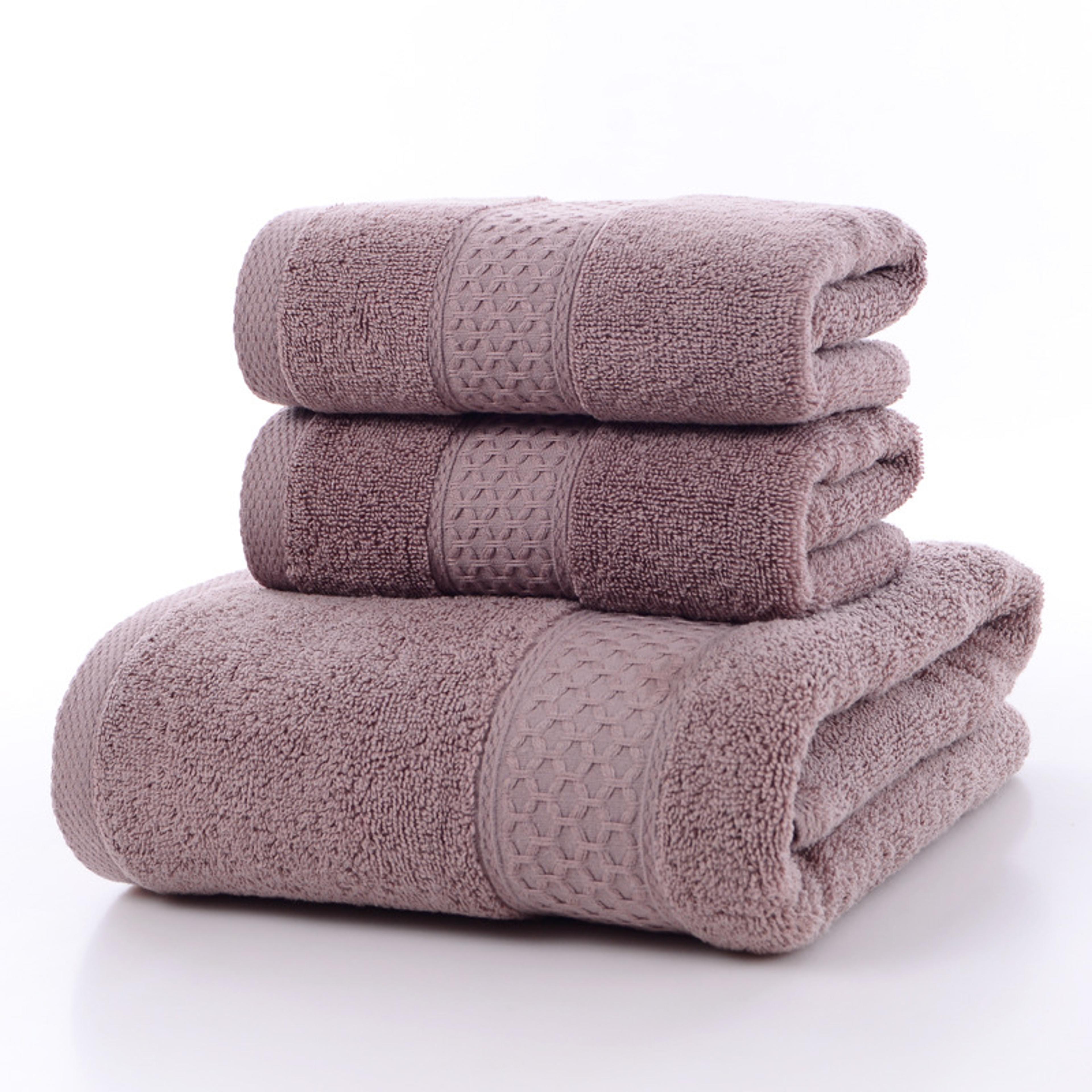CloudSoft Cotton Bath Towel Set Ultra Absorbent Quick Dry Beach Towel 16
