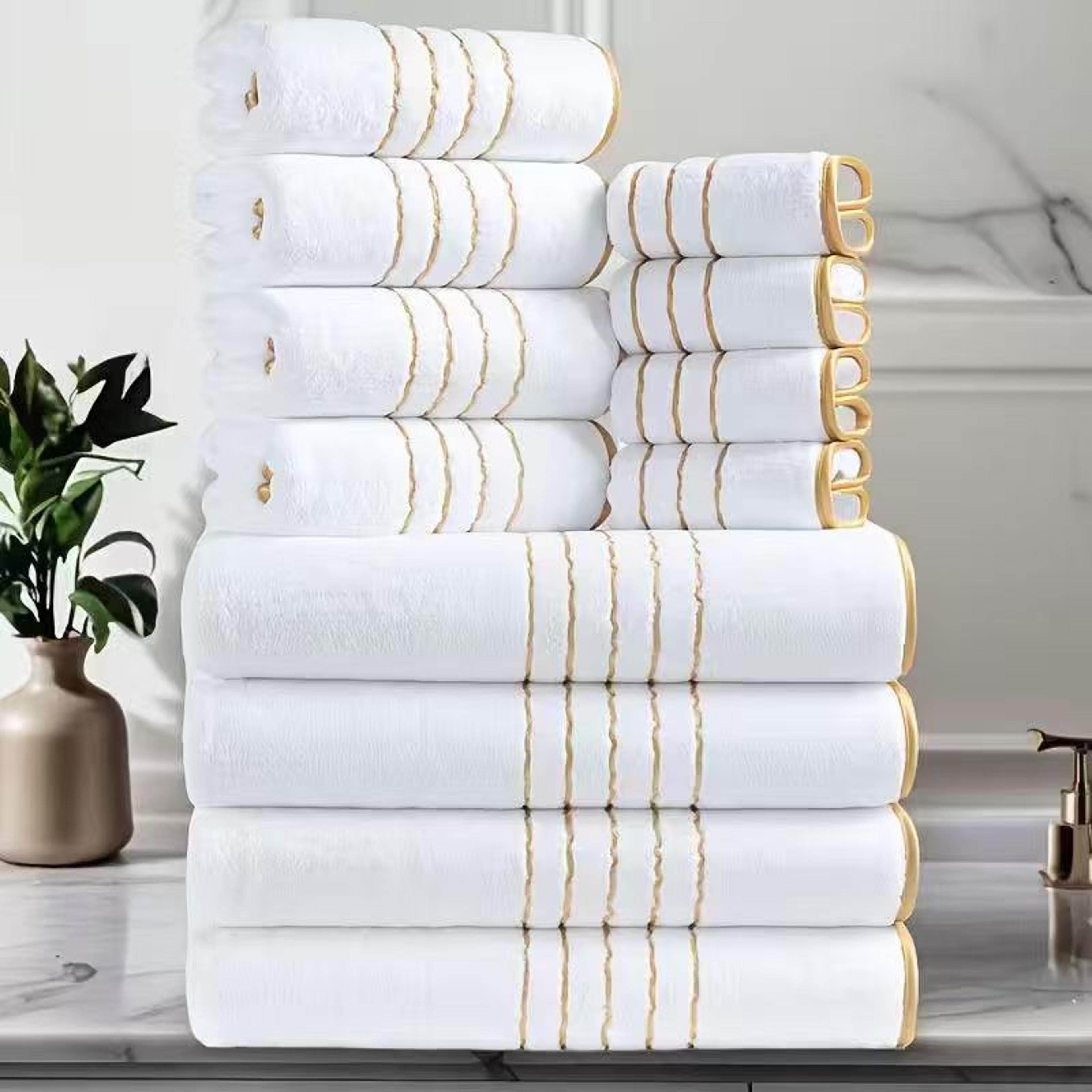 CloudTouch Quick Dry Bath Towels Set  Ultra Soft Coral Fiber Spa  Gym Bath Sheets 7
