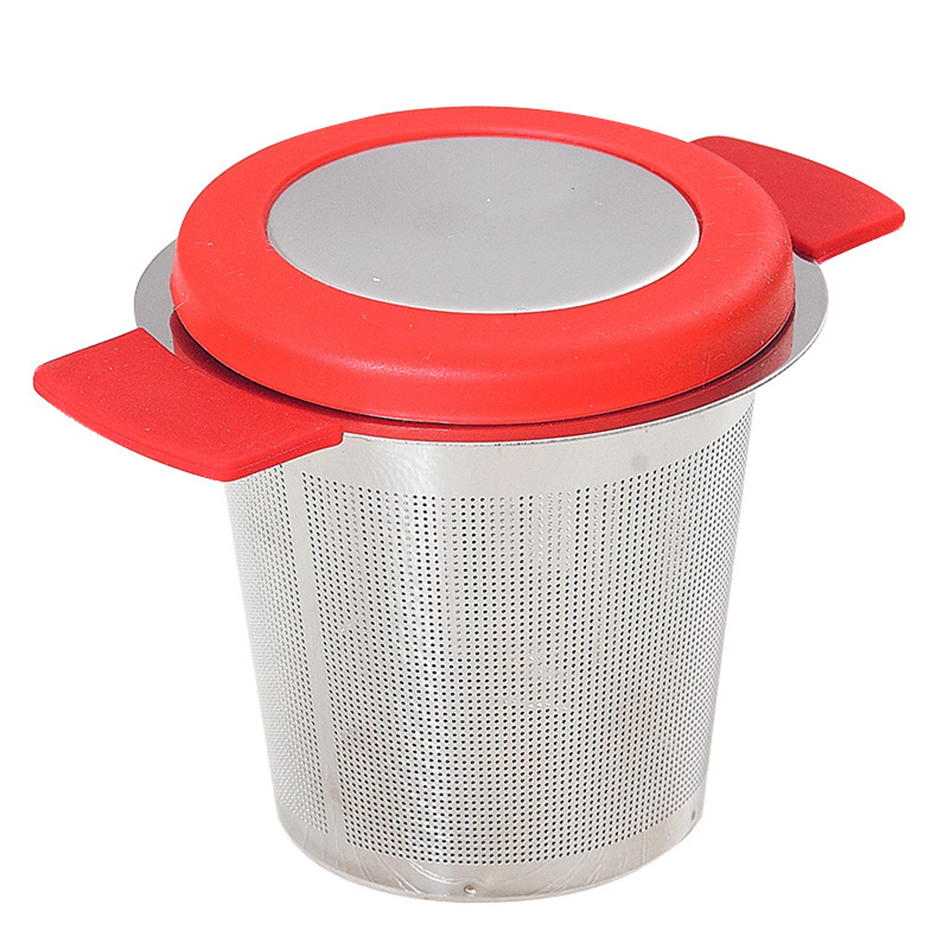 Stainless Steel Tea Infuser Basket With Silicone Handles For Loose Leaf Tea 7