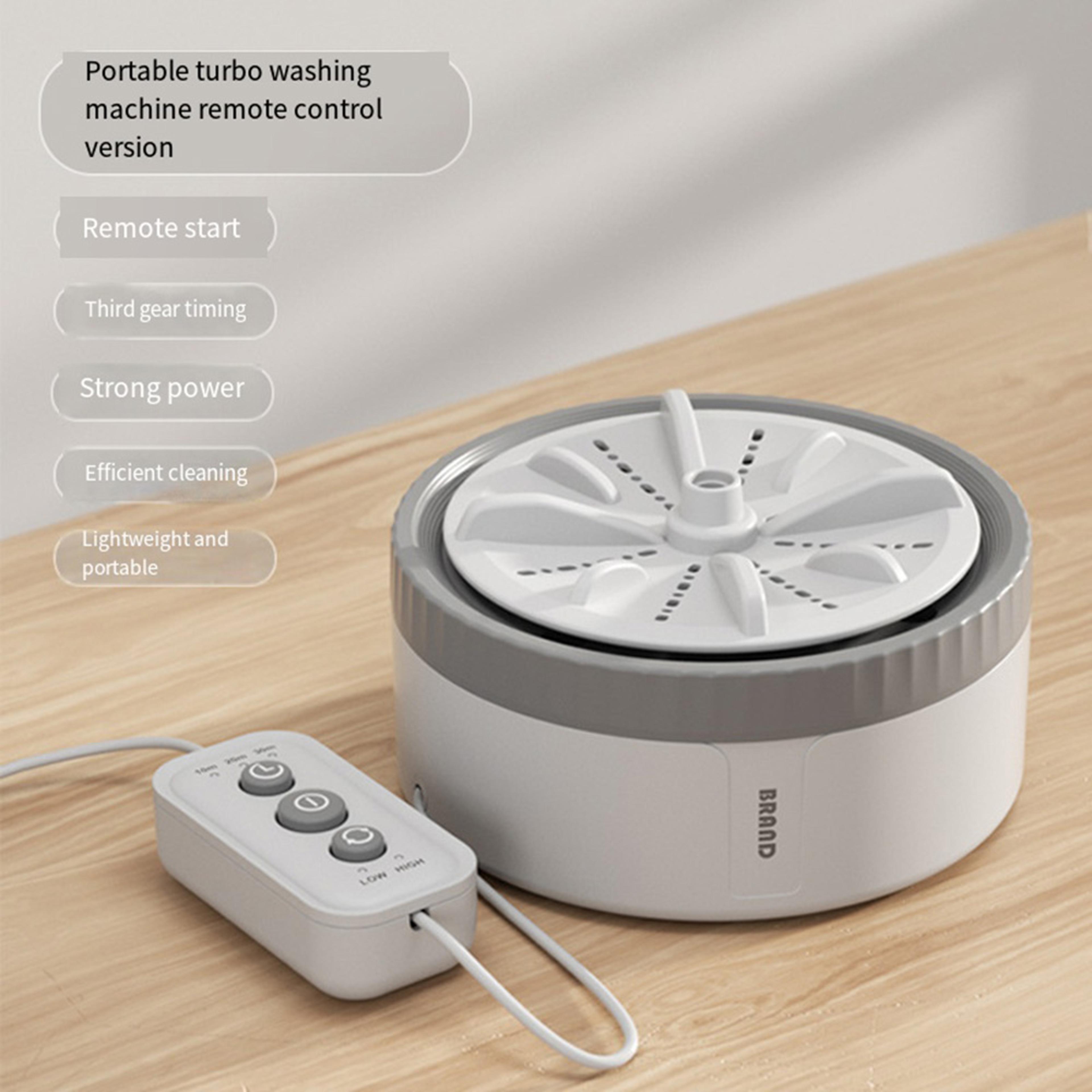 AquaSpin Portable Mini Washing Machine USB Ultrasonic Washer For Travel  Delicates 5