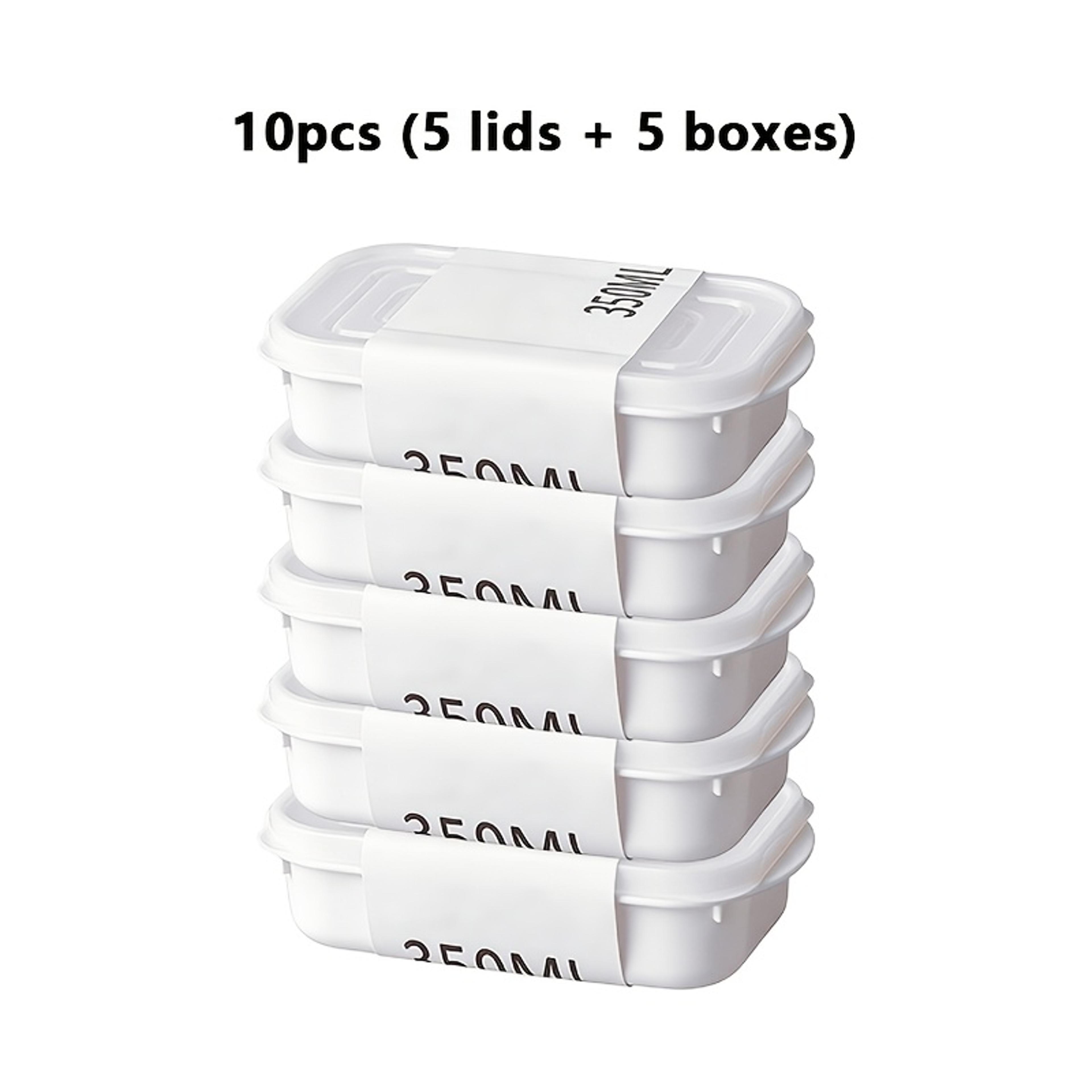 FreshLock Reusable Food Storage Containers Set With Lids Stackable Bento Boxes For Freezer  Meal Pr 4