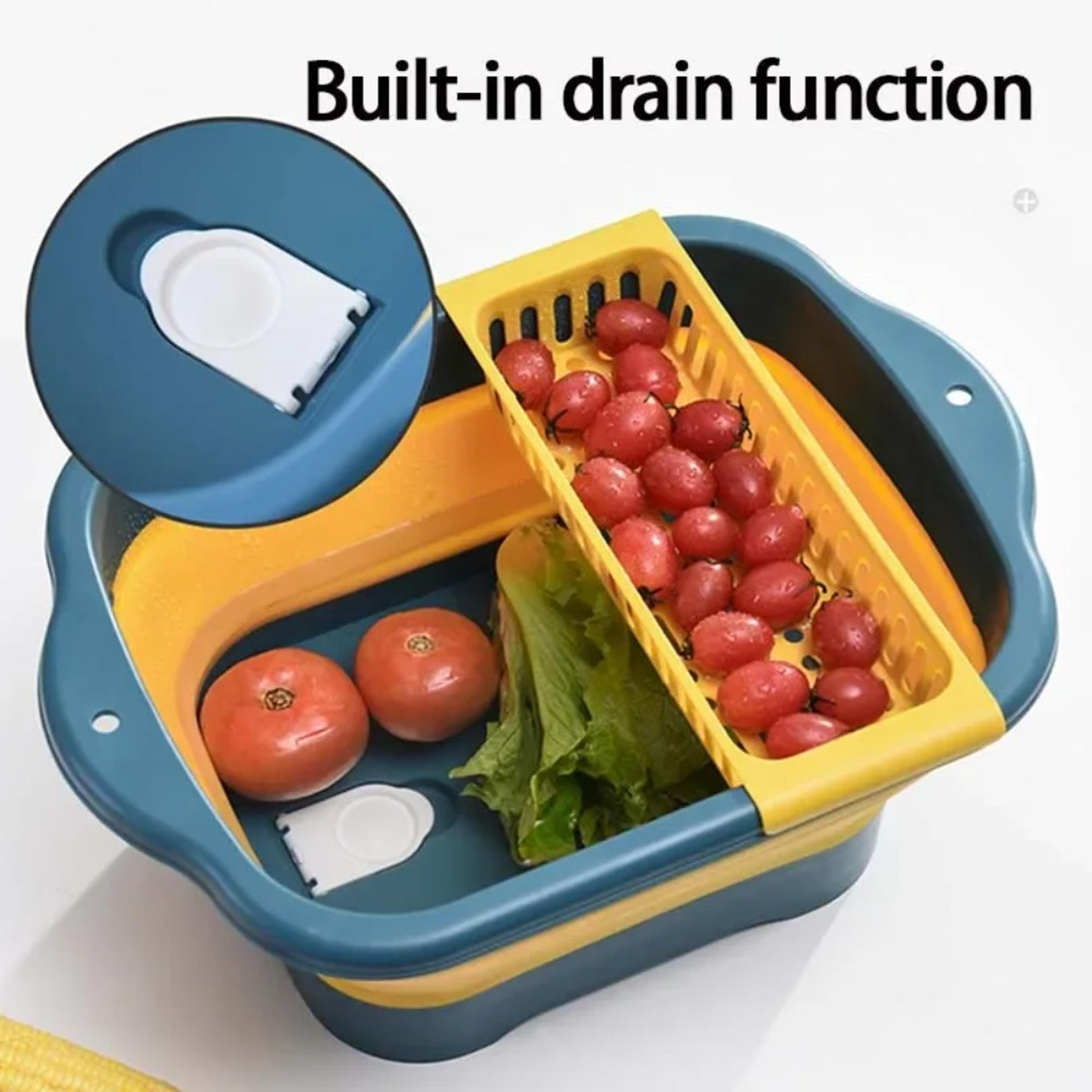 Collapsible Dish Washing Basin Portable Sink Tub For Kitchen Camping And RV Travel 1