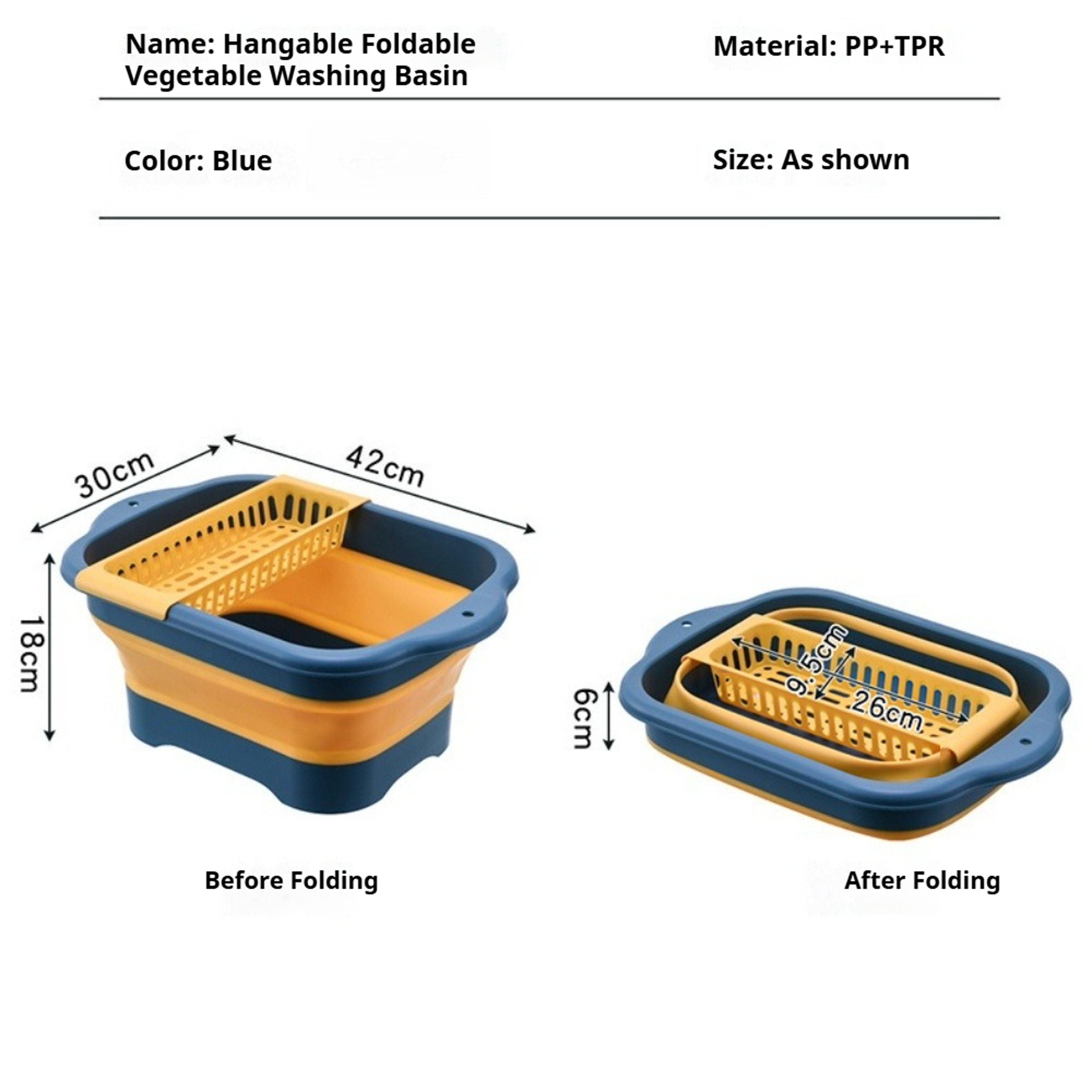 Collapsible Dish Washing Basin Portable Sink Tub For Kitchen Camping And RV Travel 4