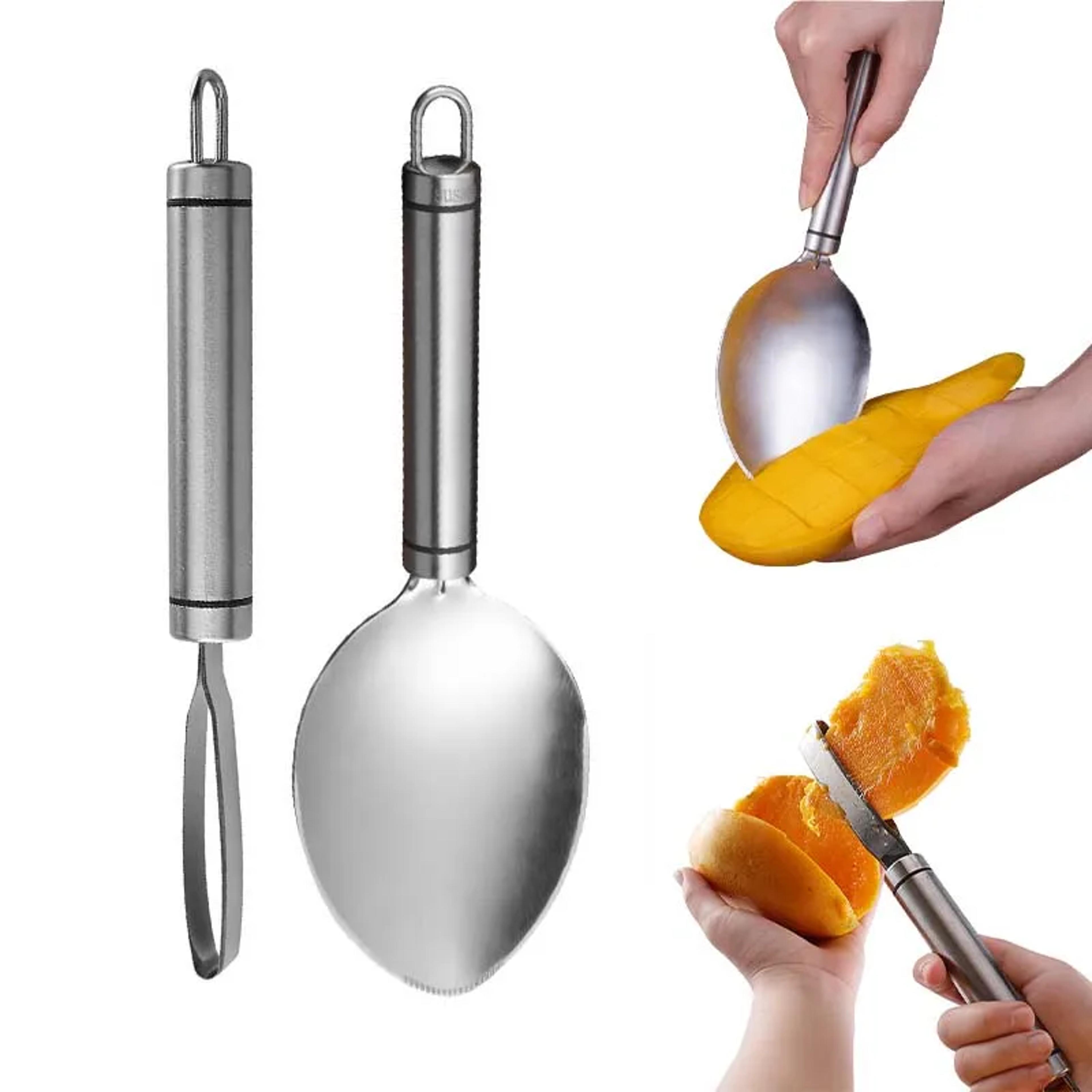 premium mango slicer & stainless steel fruit corer tool