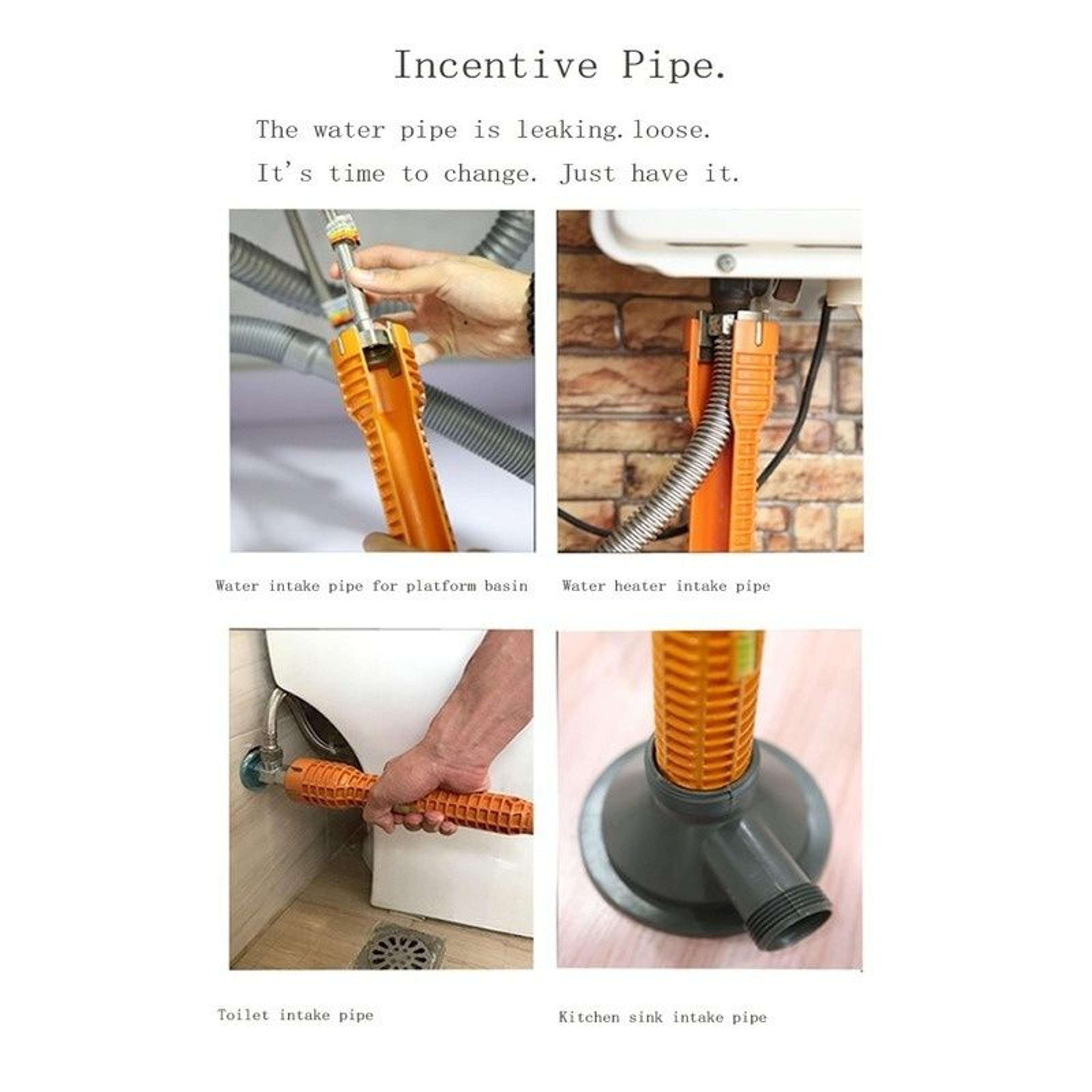 HeavyDuty Sanitary Wrench  AllinOne Sink Sanitary Tool For Faucet Pipe  Plumbing Installation 2