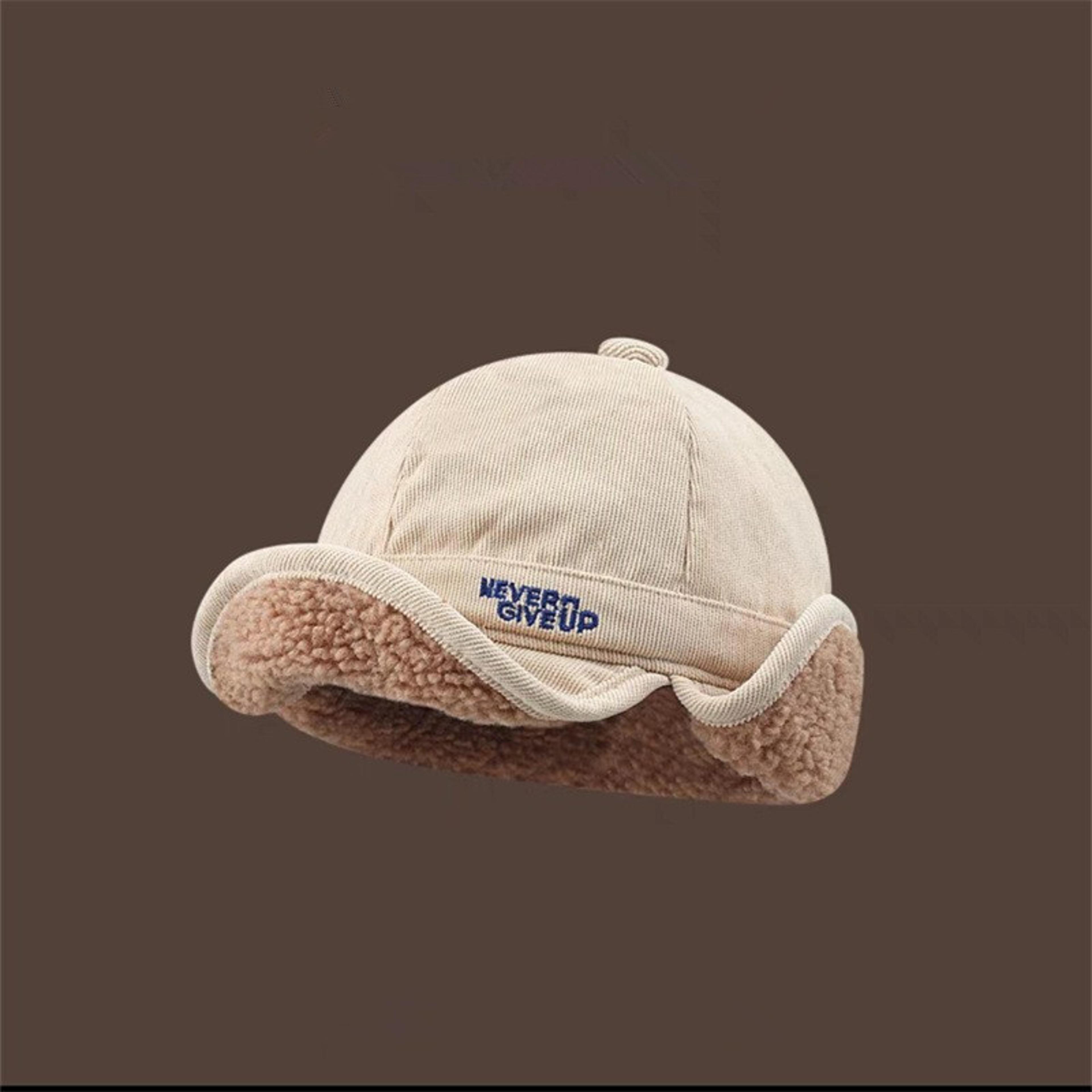 Thickened Sheep Wool Hat Ear Protection For Men And Women Warm Cycling Beanie For Autumn Winter 9
