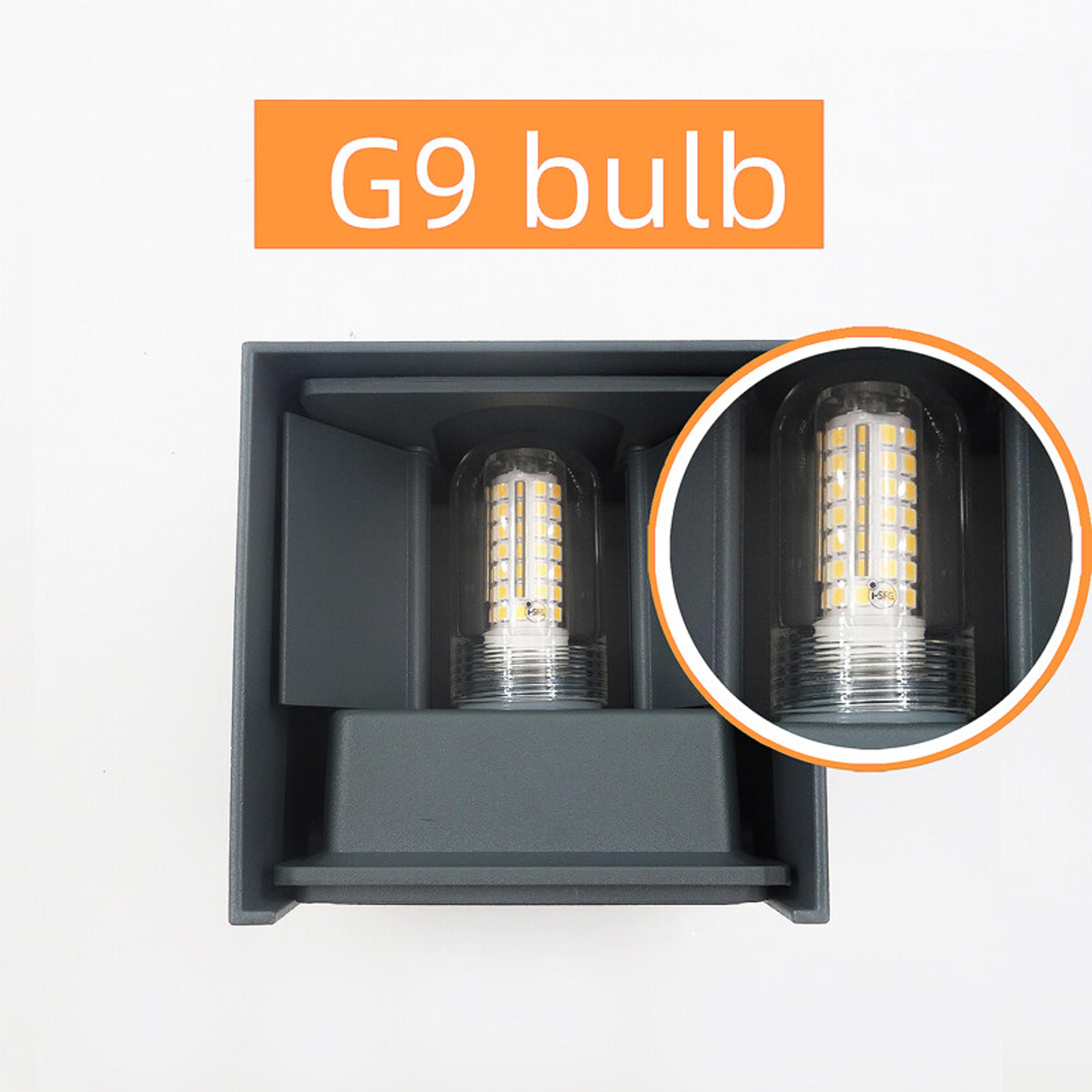 Aluminum Modern LED Wall Lamp Waterproof Outdoor Indoor LED Wall Light G9 Replaceable Bulb For Livi 2
