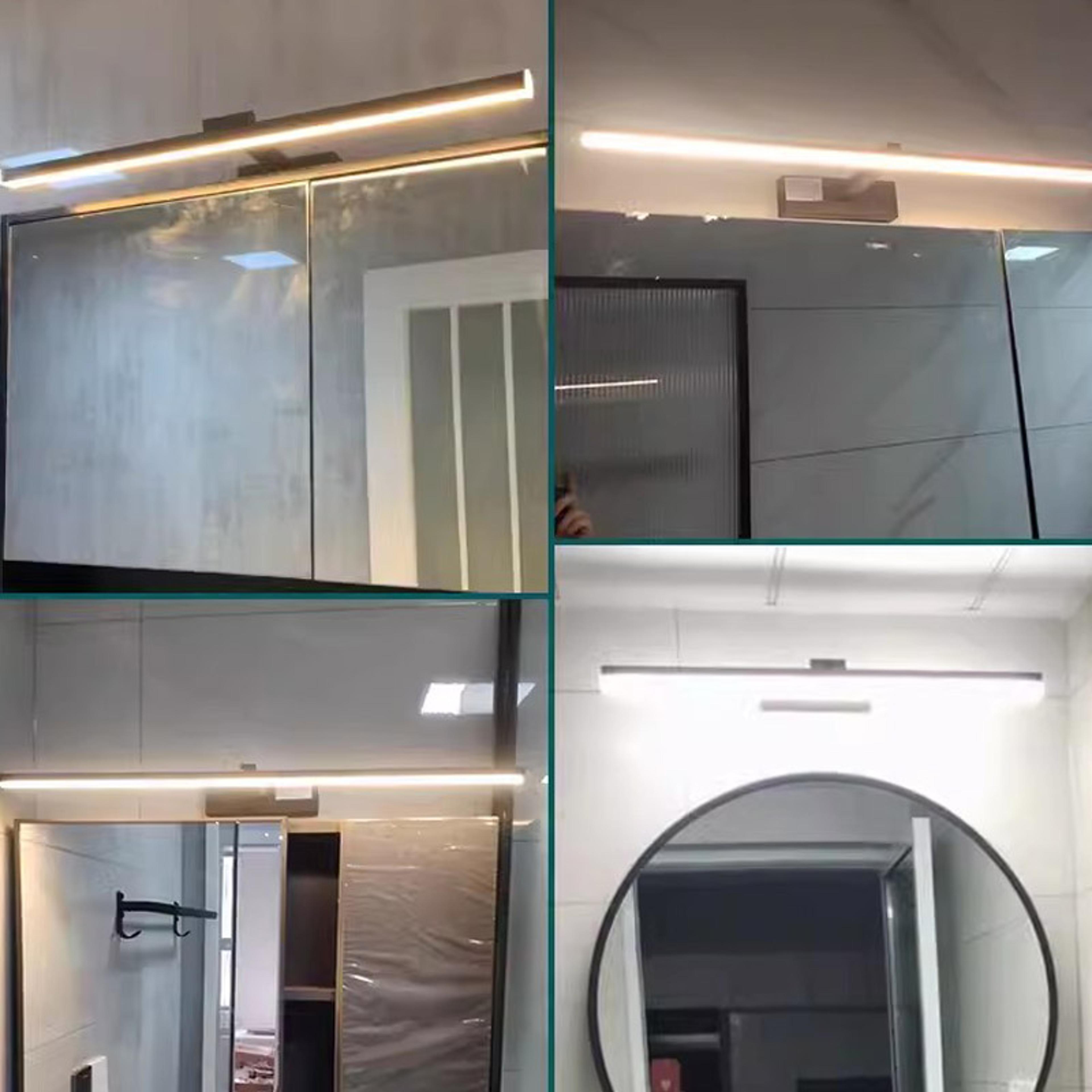 Bathroom Waterproof White Black LED Flat Lamp Led Mirror Lights Wall Lamps Modern Indoor Wall Lamp  6