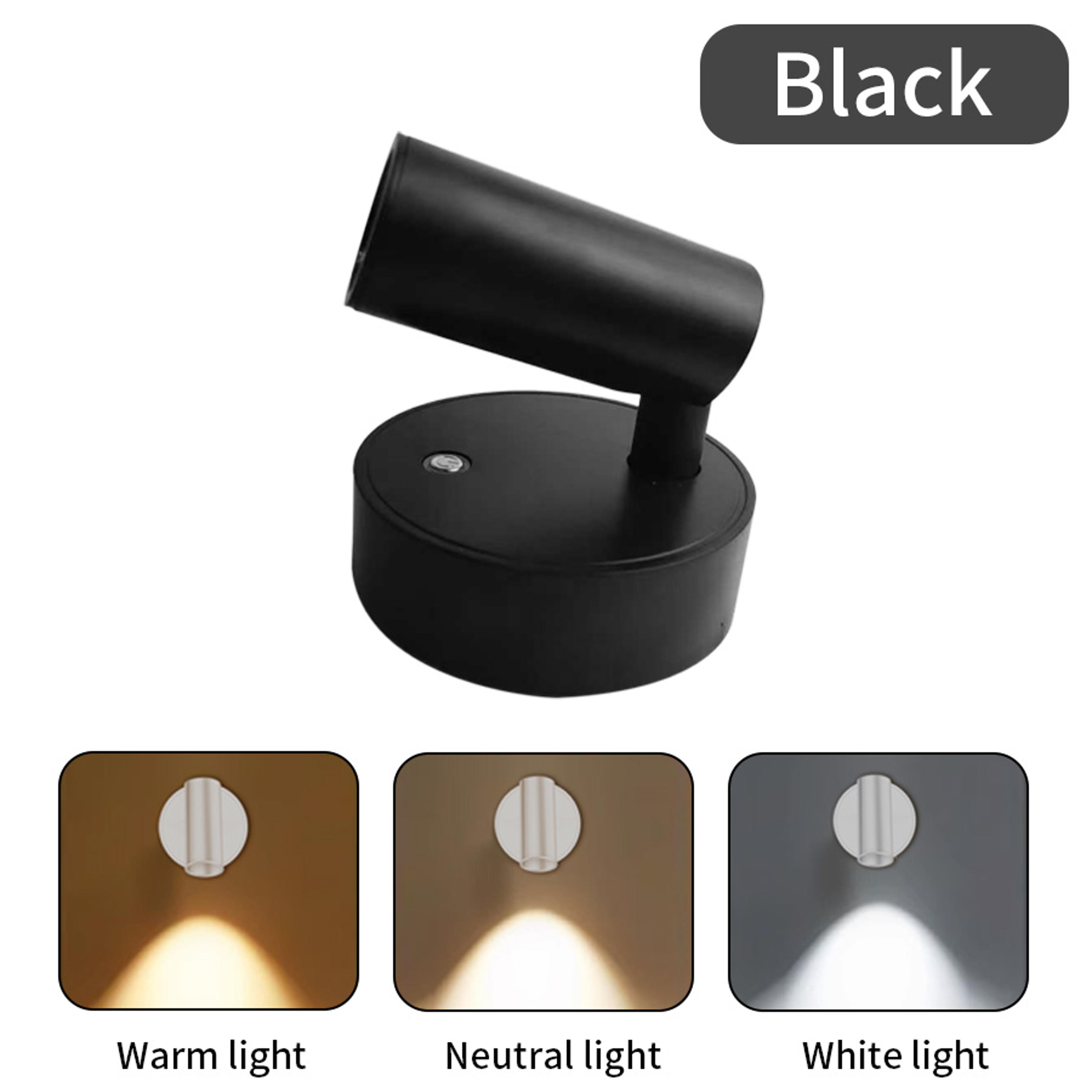 LED Cordless Wall Light With Magnetic Base USB Rechargeable Touch Switch Dimmable Bedside Reading L 4