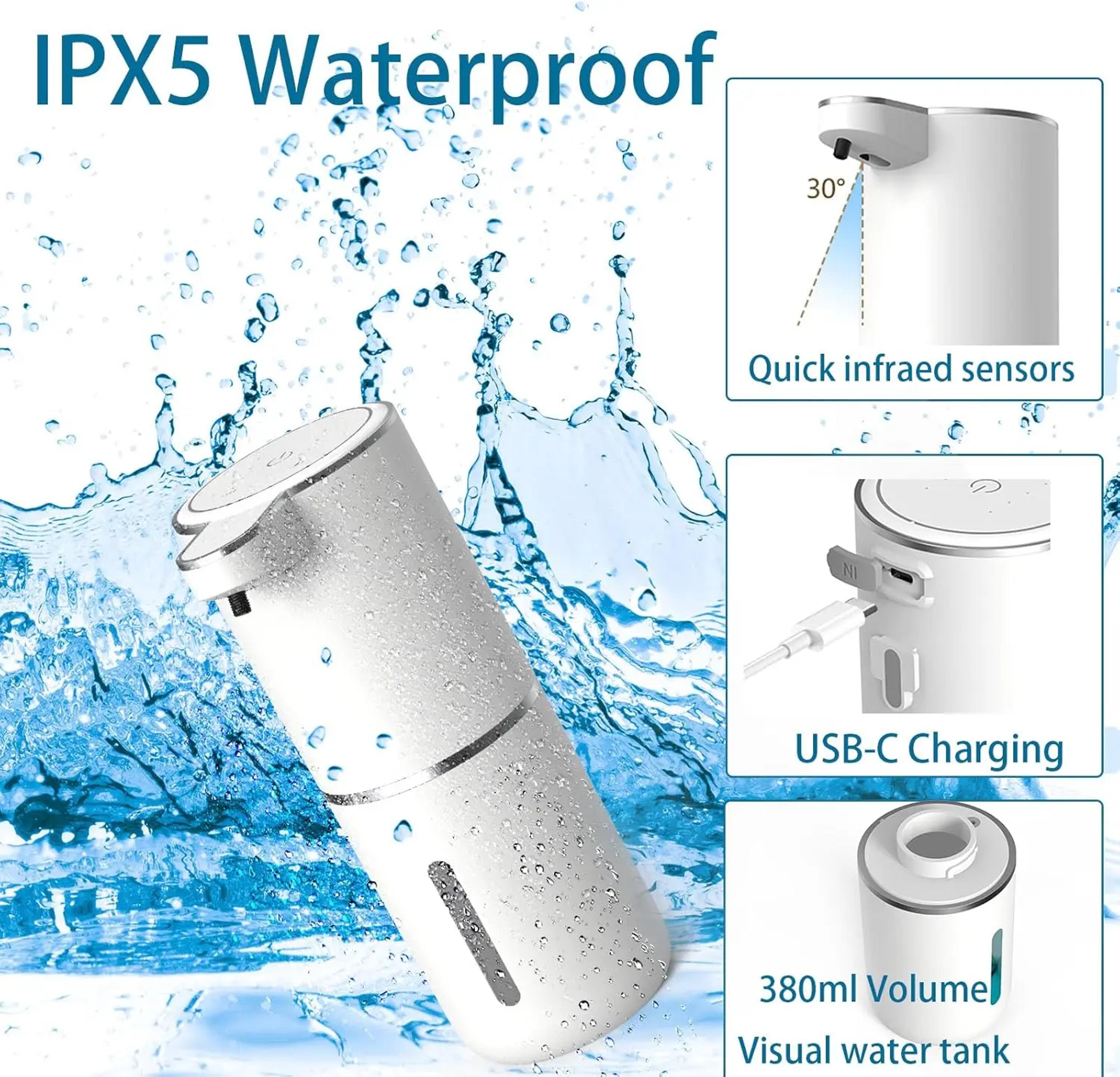 Automatic LiquidFoma Soap Dispenser Touchless Electric Dispenser USB Rechargeable With Infrared Sen 1