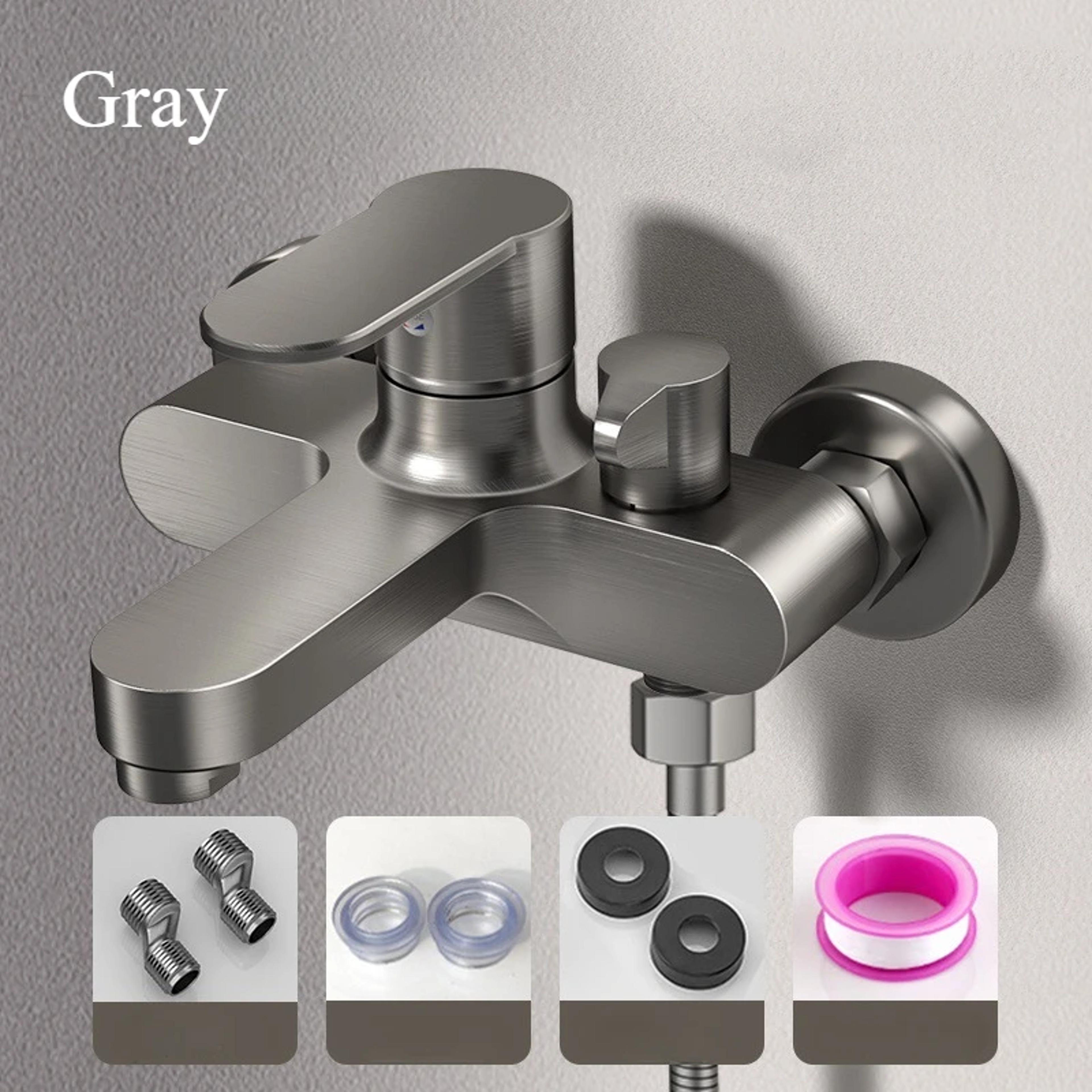 Bathtub Mixing Switch Triple Faucet Bathroom Shower Faucet Mixing Valve With Hot And Cold Shower Se 1