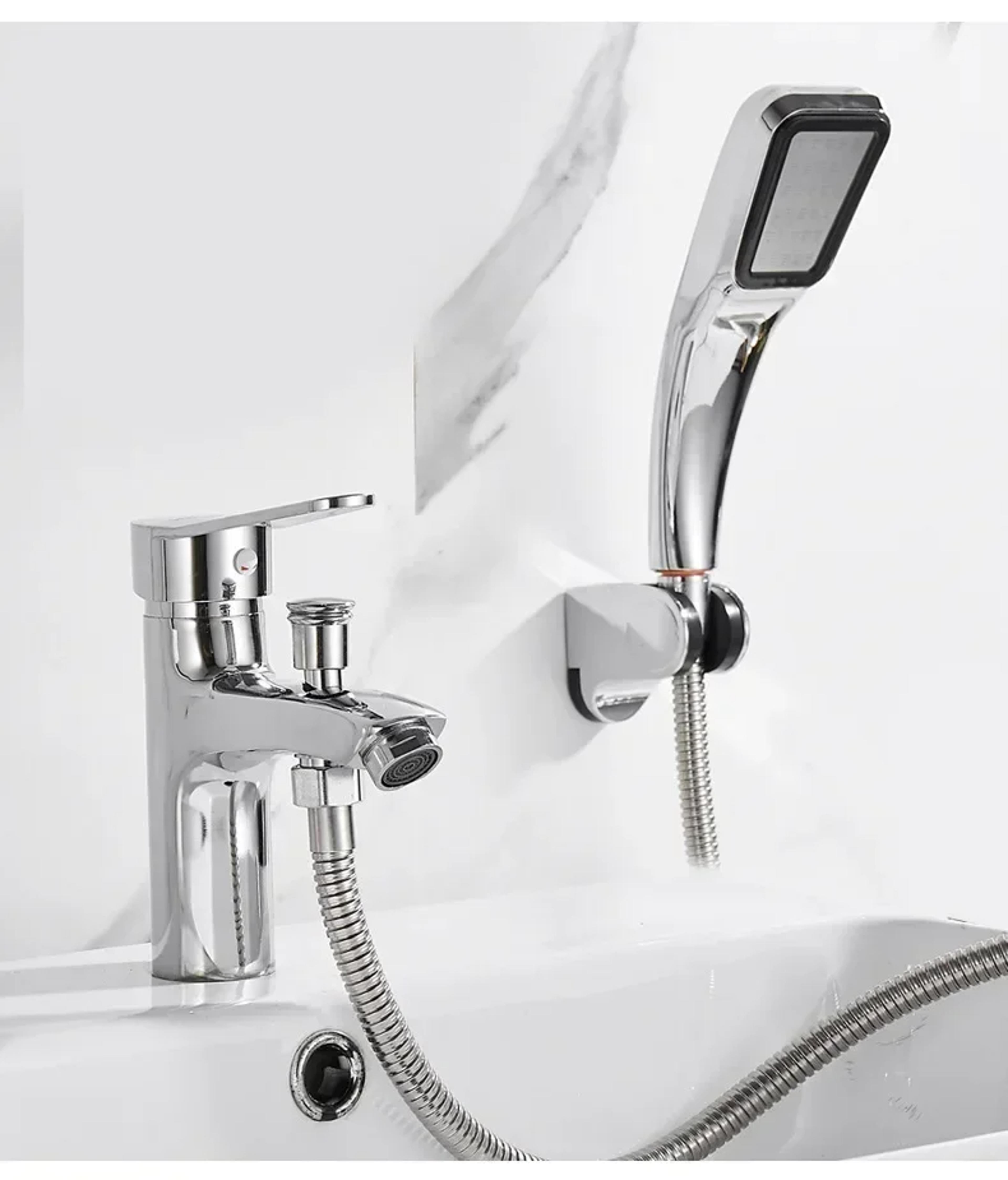 Single Hole Basin Faucet With Shower Accessories Multifunctional Bathroom Shower Faucet Home Washba 5