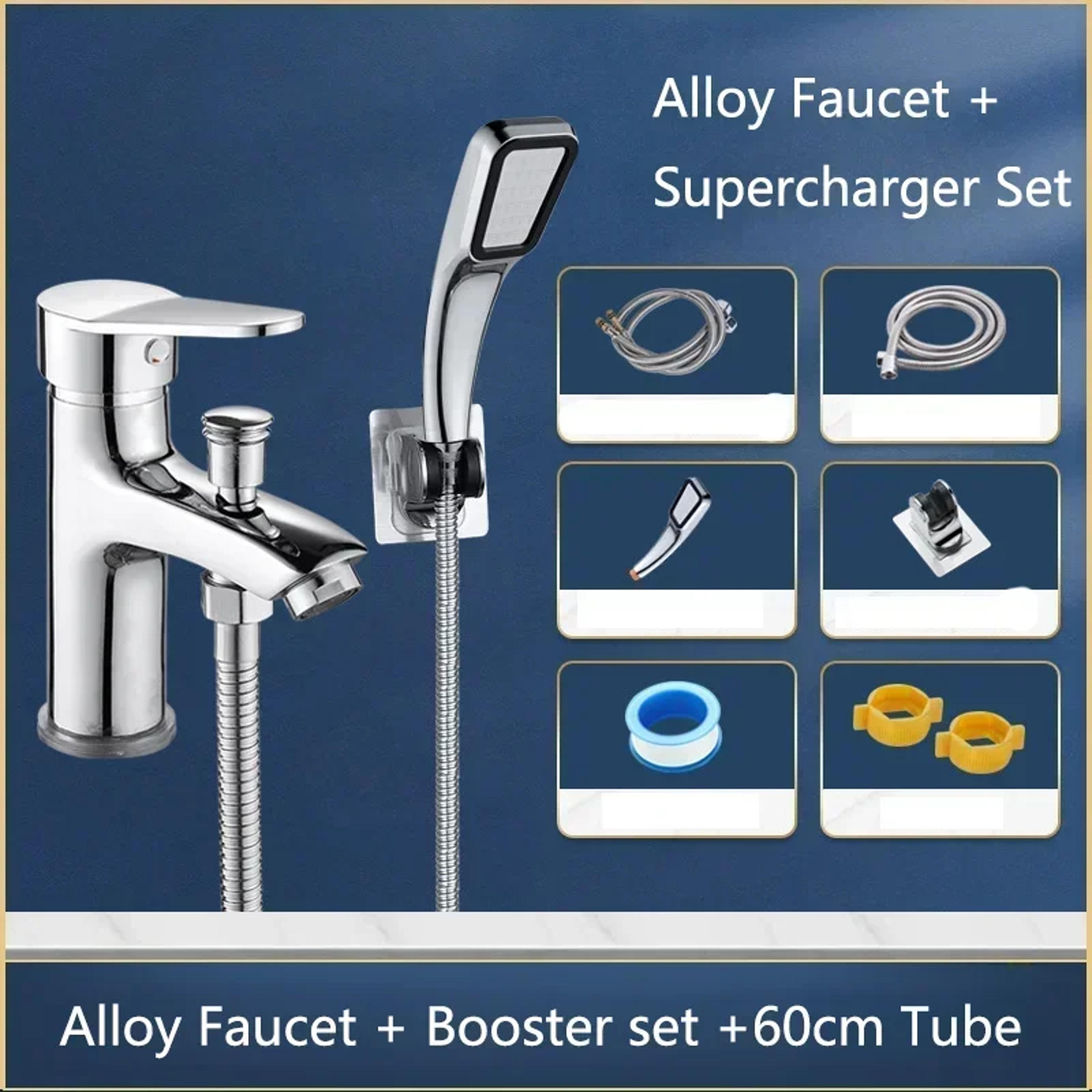Single Hole Basin Faucet With Shower Accessories Multifunctional Bathroom Shower Faucet Home Washba 3