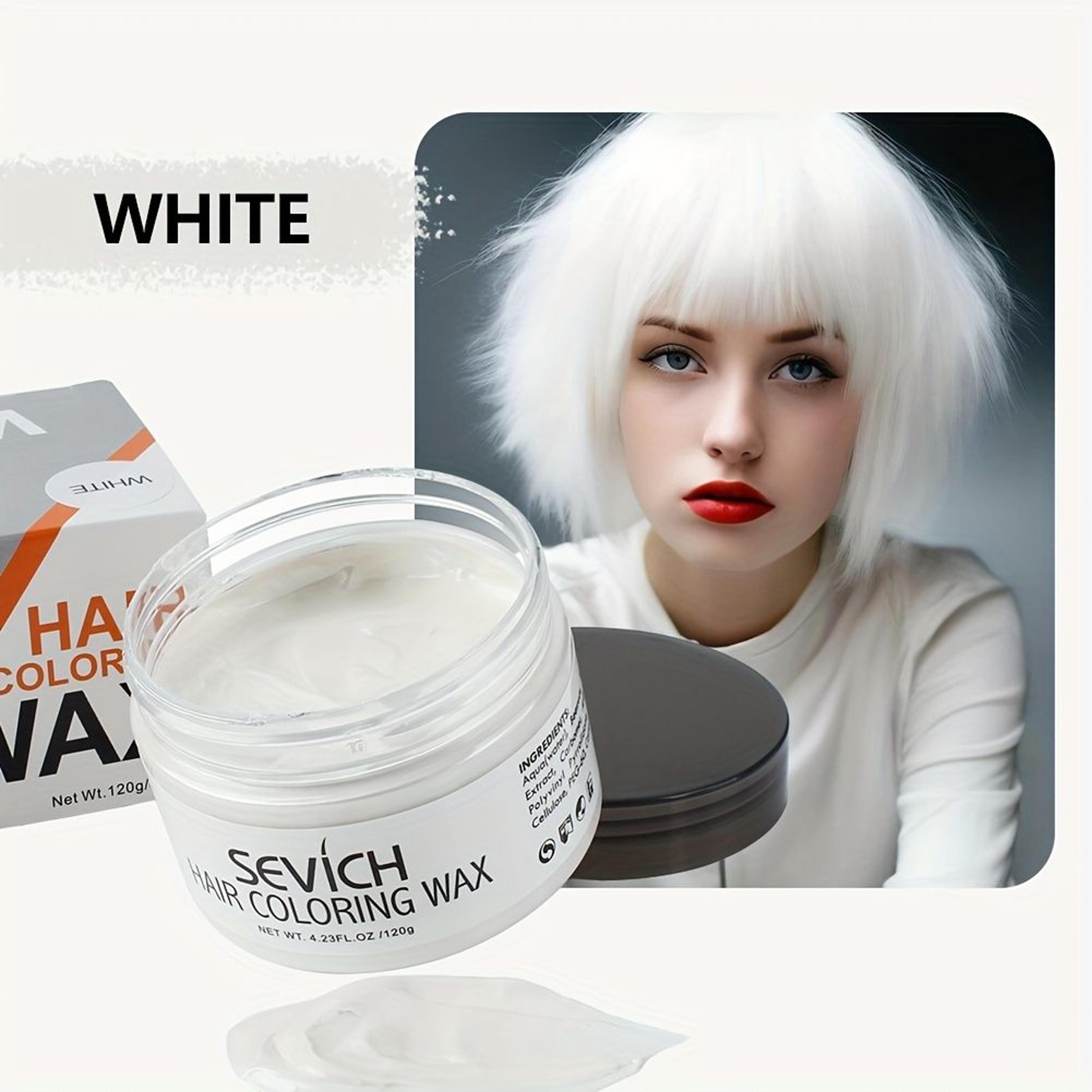 Temporary Hair Color Wax Easy to Wash DIY Hair Dye for Beards Eyebrows  Styling Dyed Mud