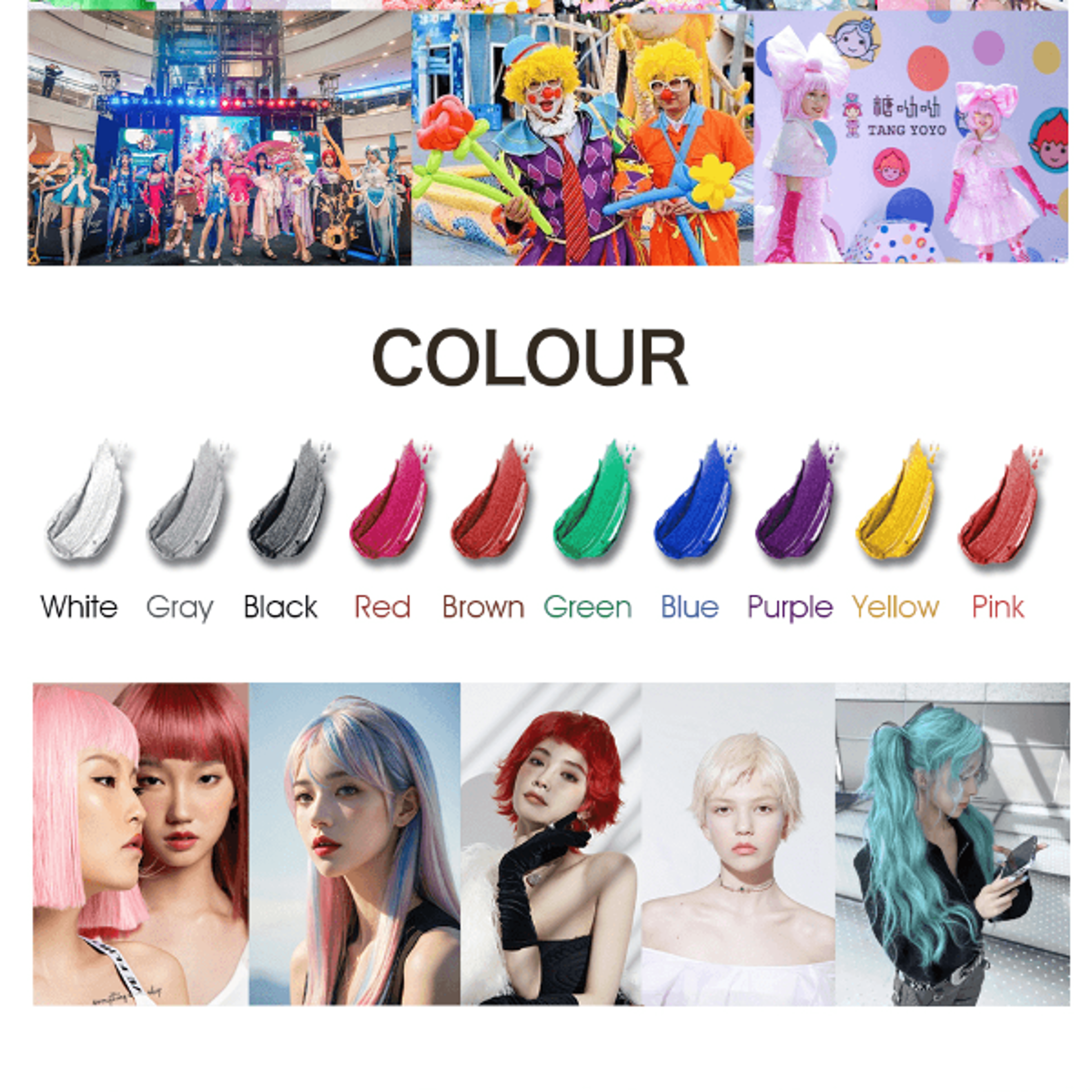 Temporary Hair Color Wax Easy to Wash DIY Hair Dye for Beards Eyebrows  Styling Dyed Mud