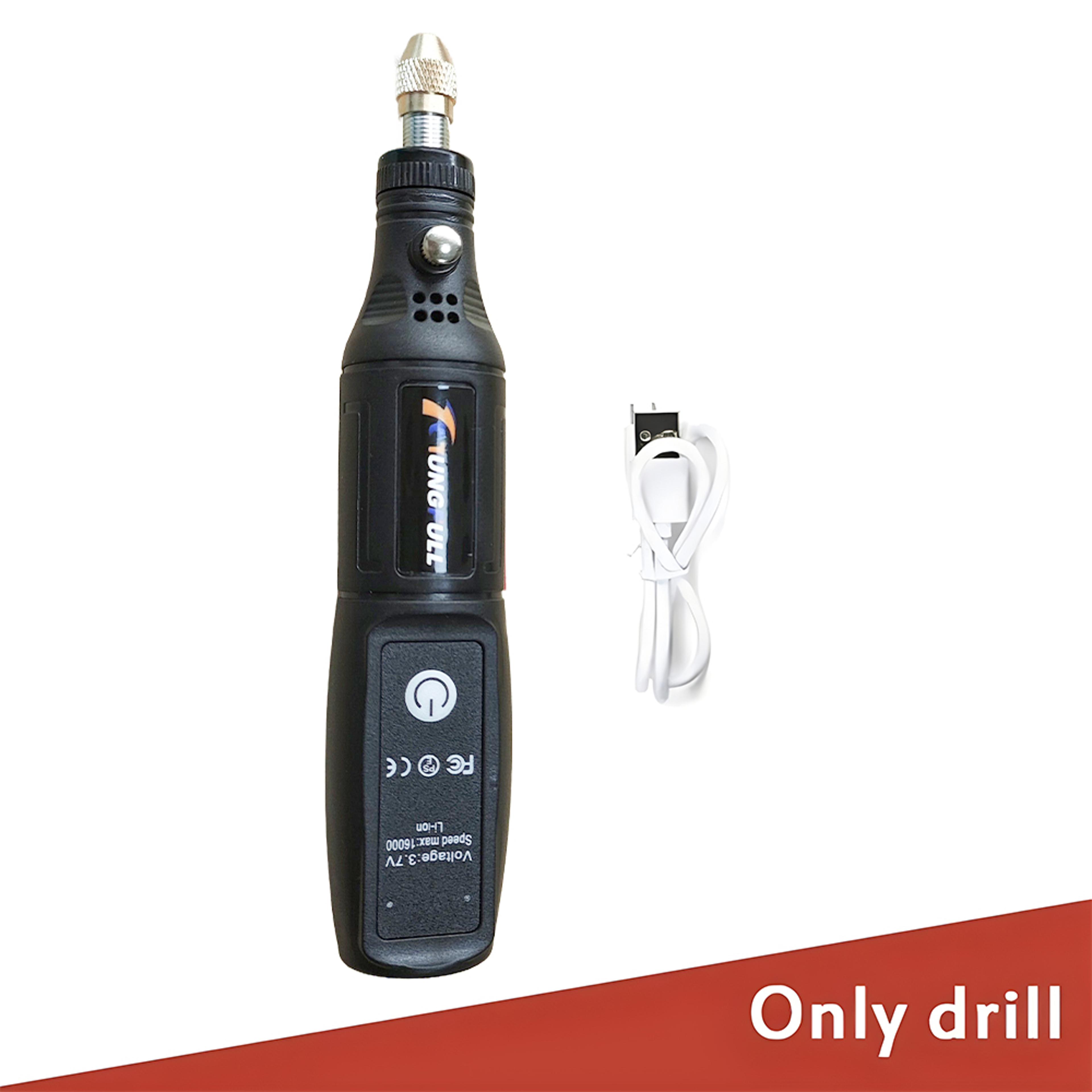 Mini Electric Drill USB Wireless Rotary Tool For Woodworking Engraving Jewelry  Metal Crafting 5