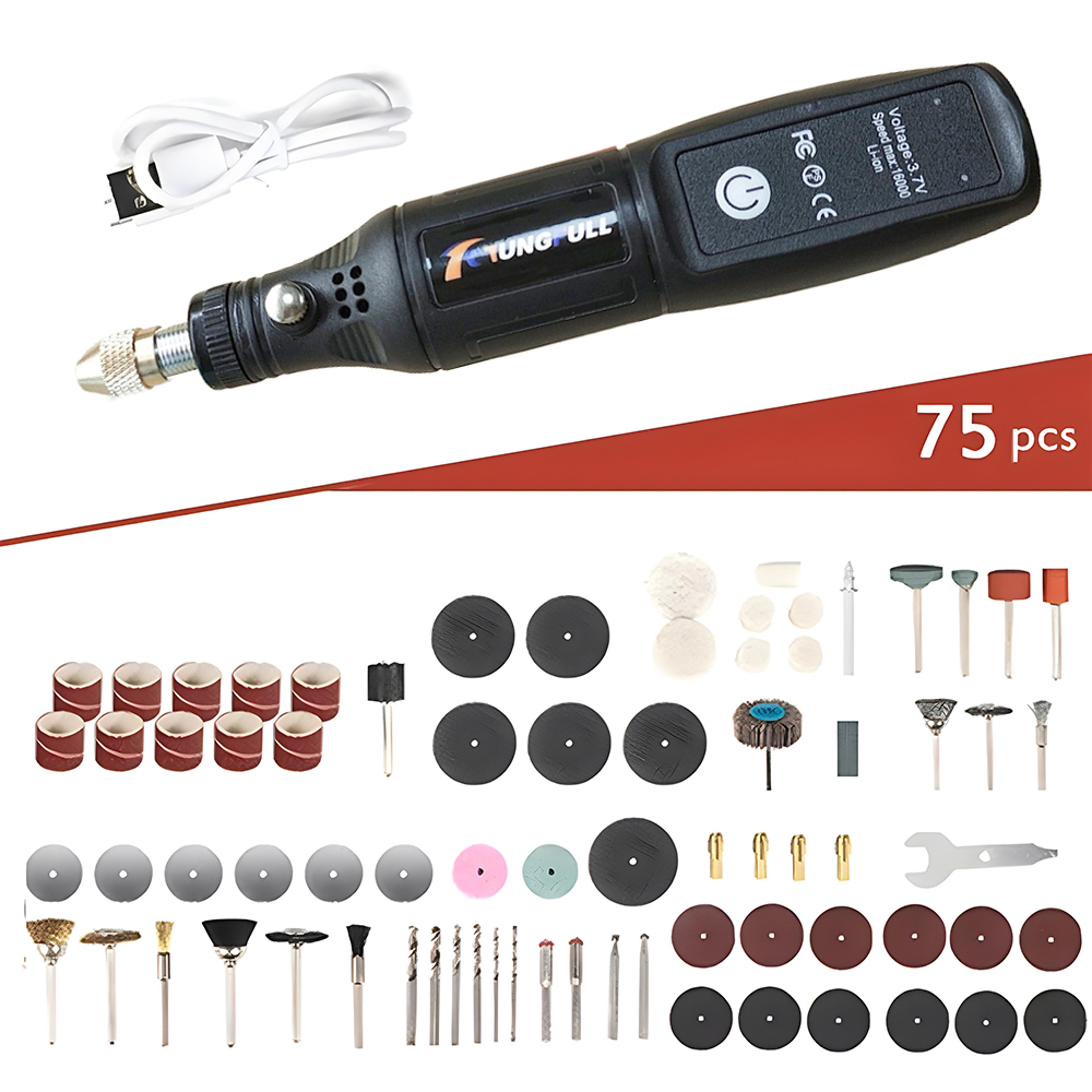Mini Electric Drill USB Wireless Rotary Tool For Woodworking Engraving Jewelry  Metal Crafting 7