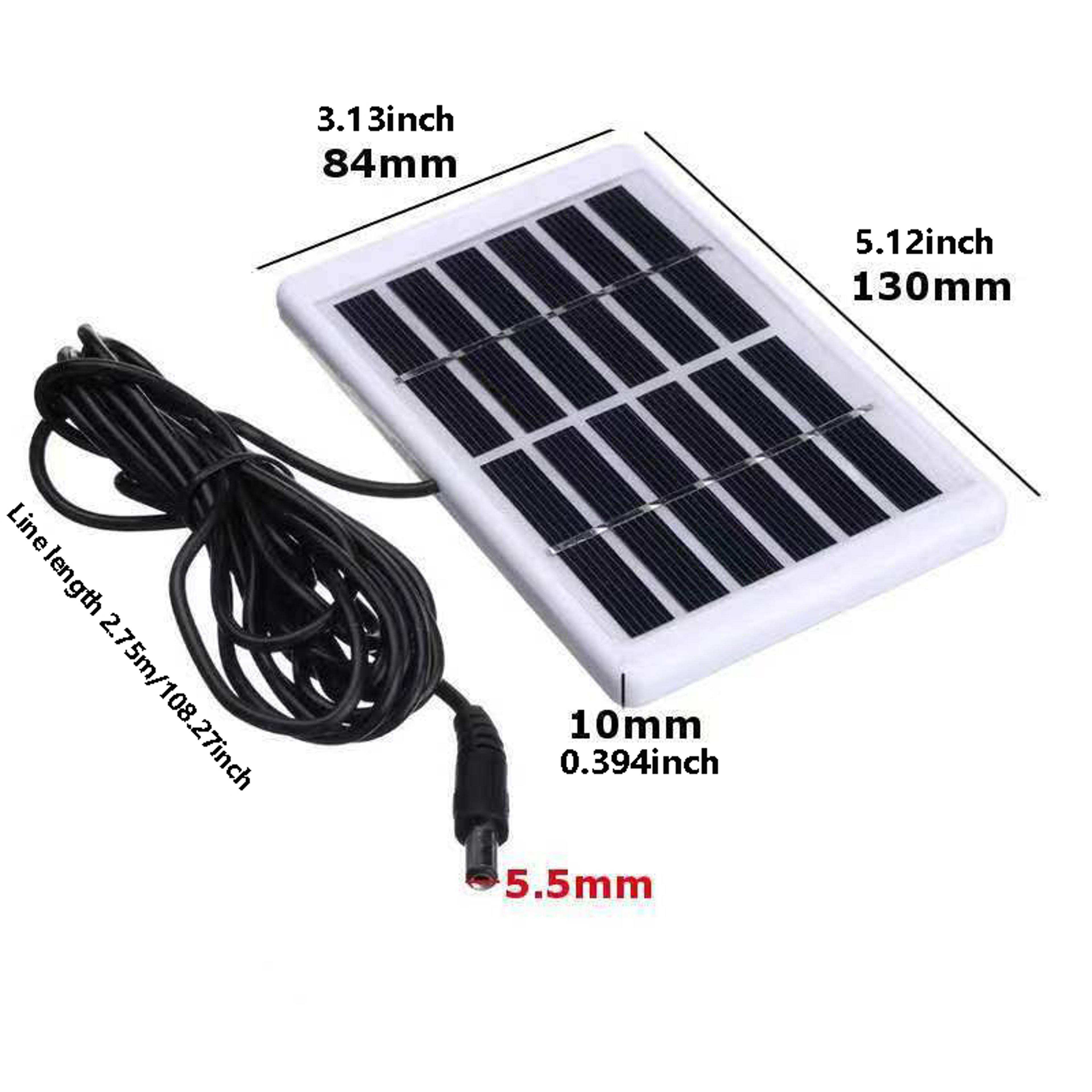 Portable Solar Panel Charger 6V 12W MonocrystallinePolycrystalline Power Module for USB Devices