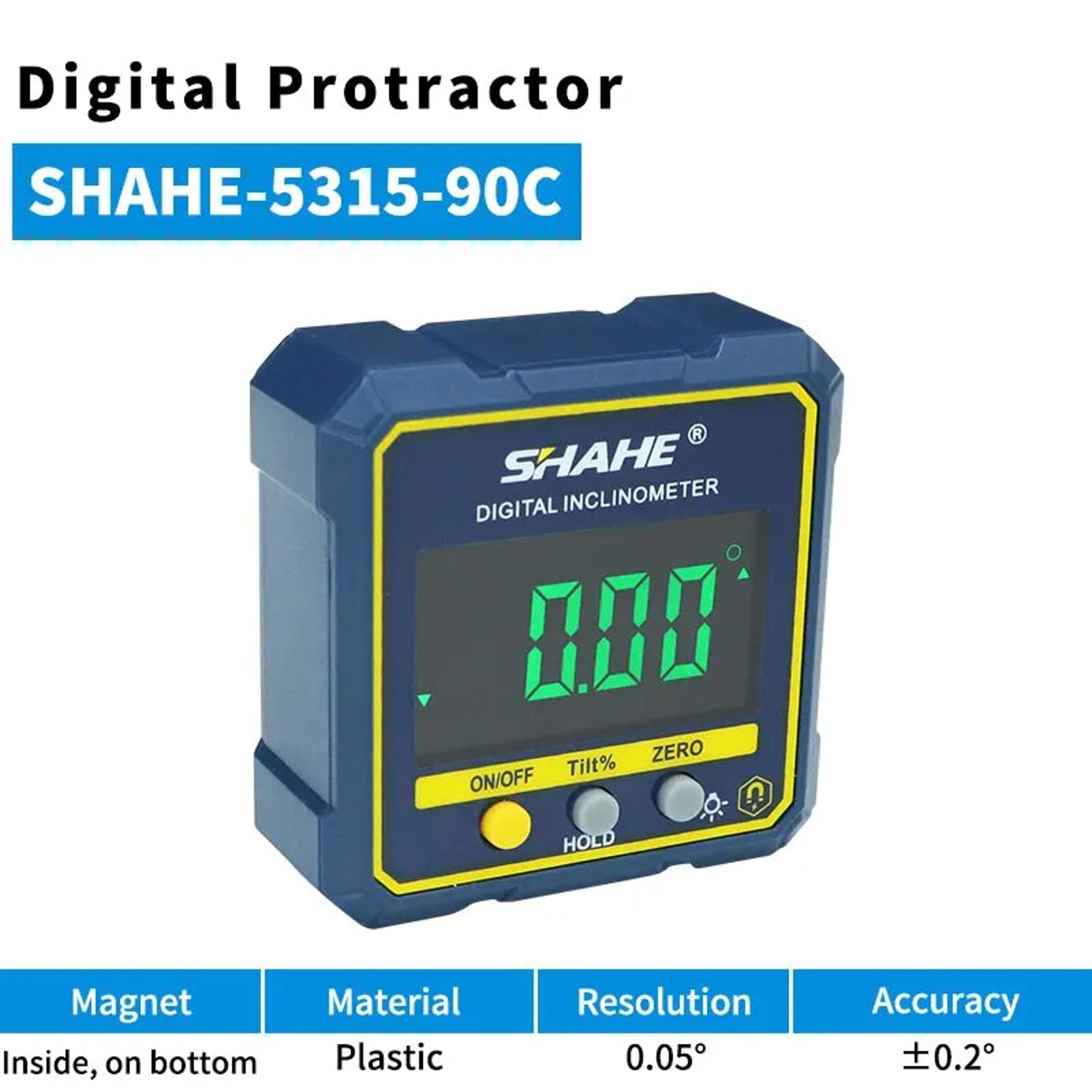 Magnetic Digital Angle Finder Protractor Inclinometer Level Cube With Backlight 5