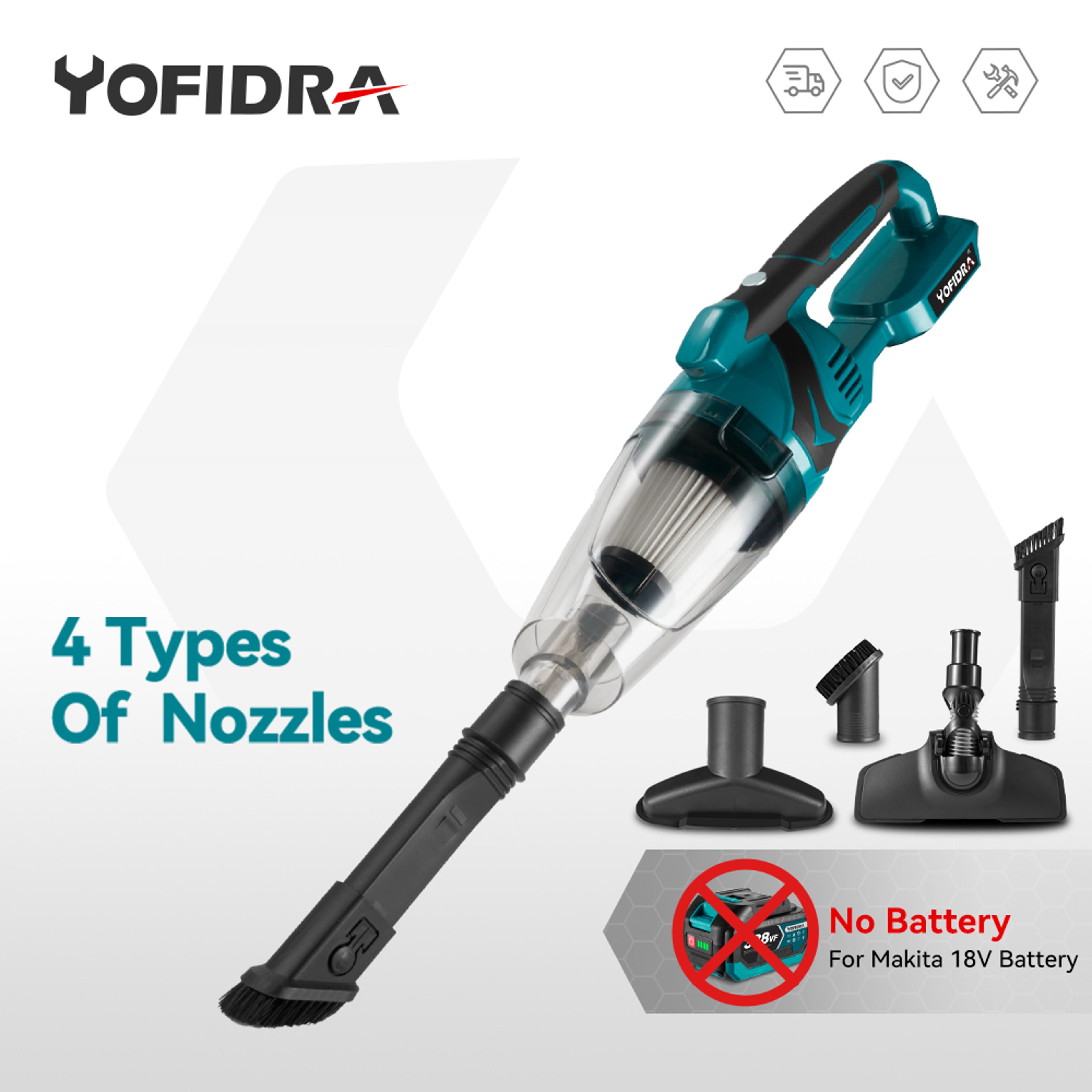 Cordless Electric Handheld Vacuum Cleaner DualUse Portable HighPower Cleaner For Home  Car Fits 21V 1