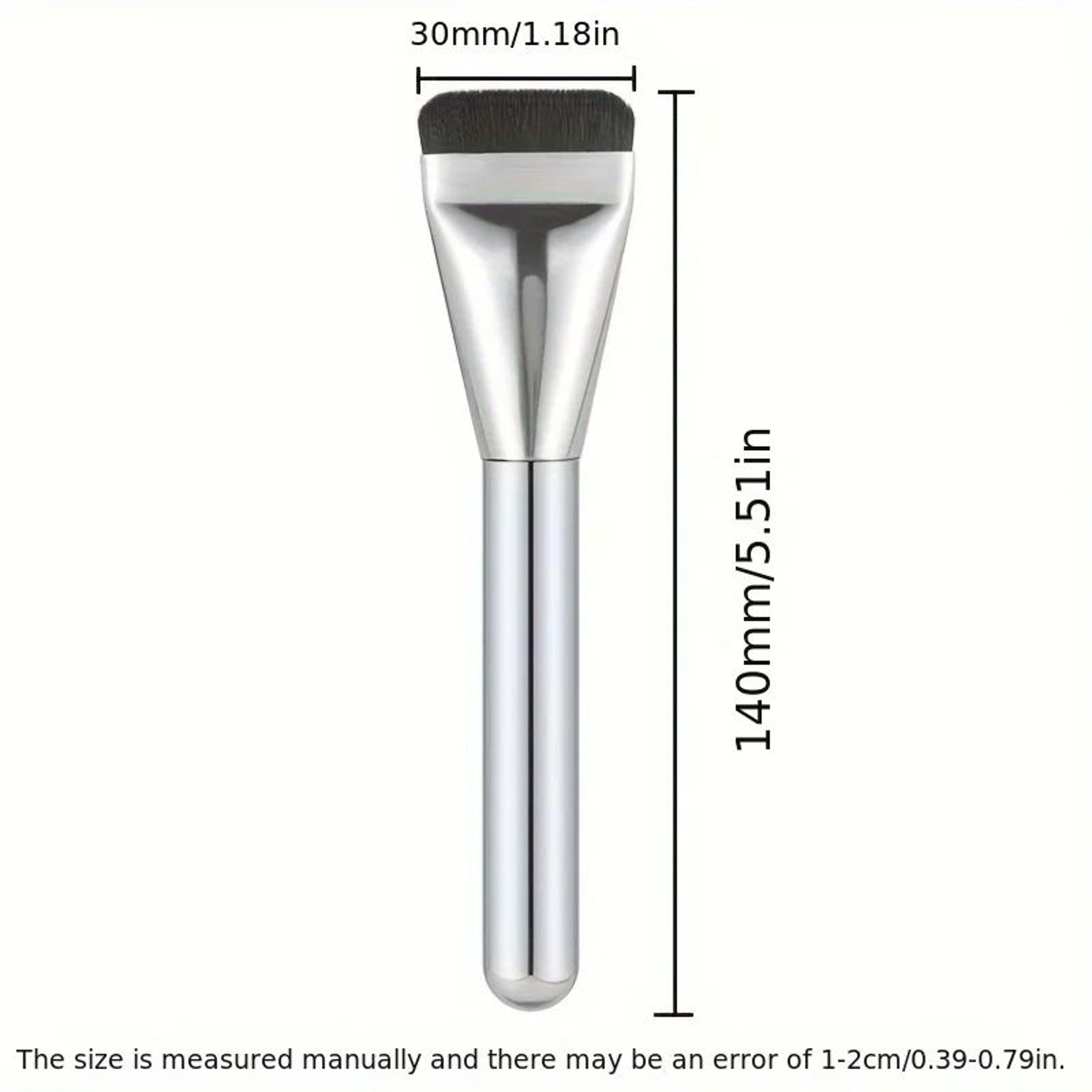 MultiUse UltraFine Hypoallergenic Nylon Bristle Oval Foundation Brush Ideal For Face Contouring  Fl 5