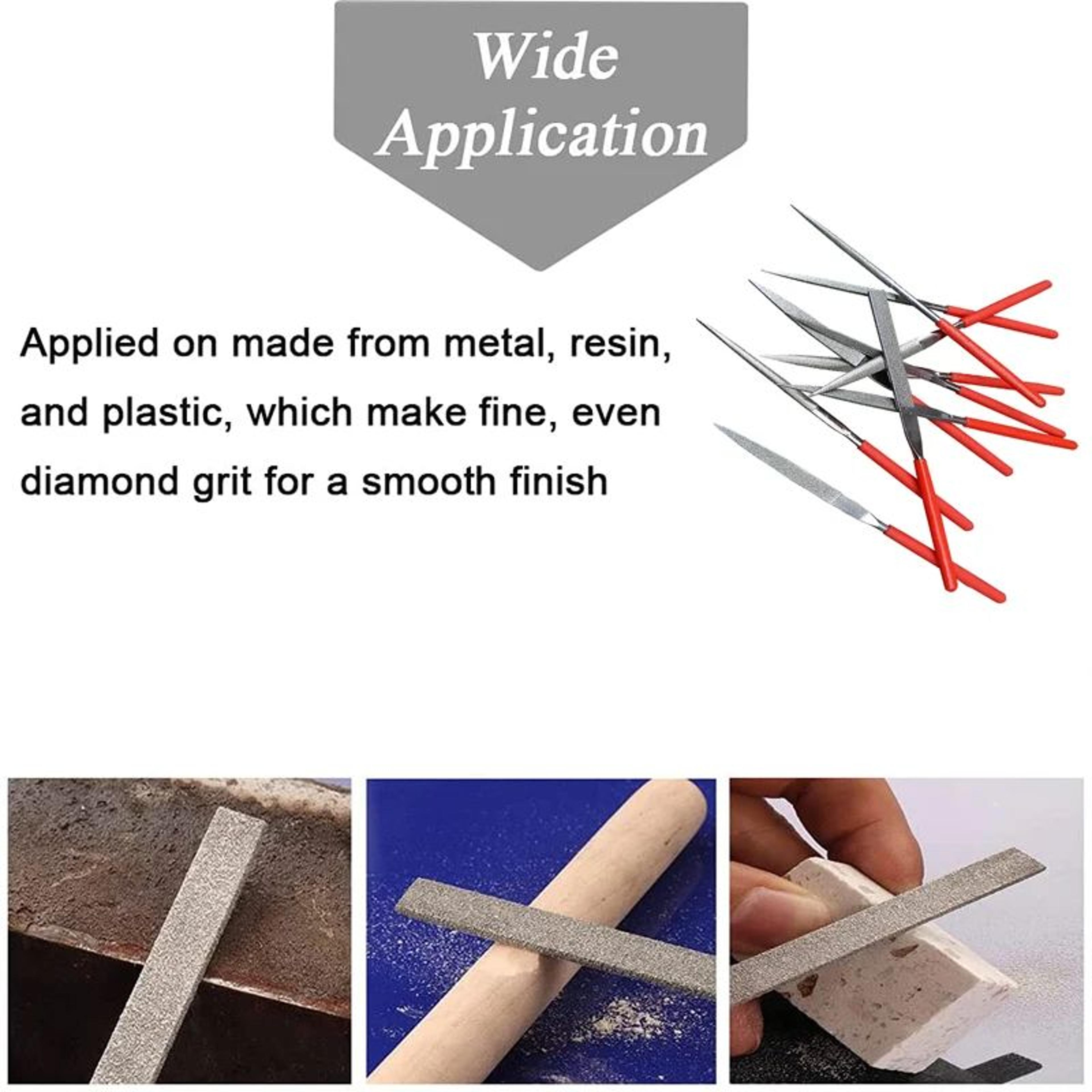 Diamond Needle File Set Mini File Kit For Stone Glass Metal Carving Molding Jewelry Hand Tools 4