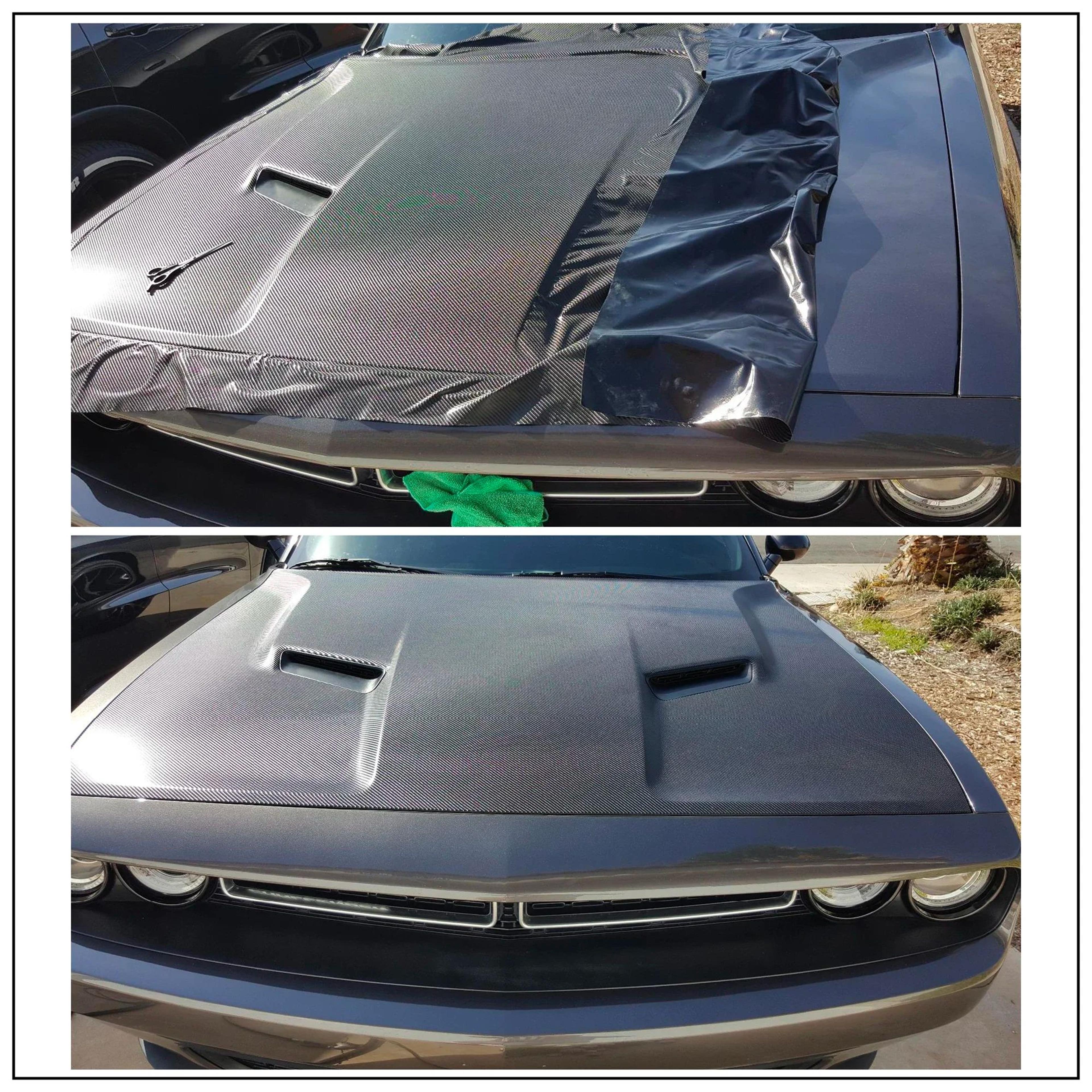 Glossy Carbon Fiber Vinyl Wrap Film Car  Motorcycle Sticker Auto Wrapping  Decorative Accessory 5