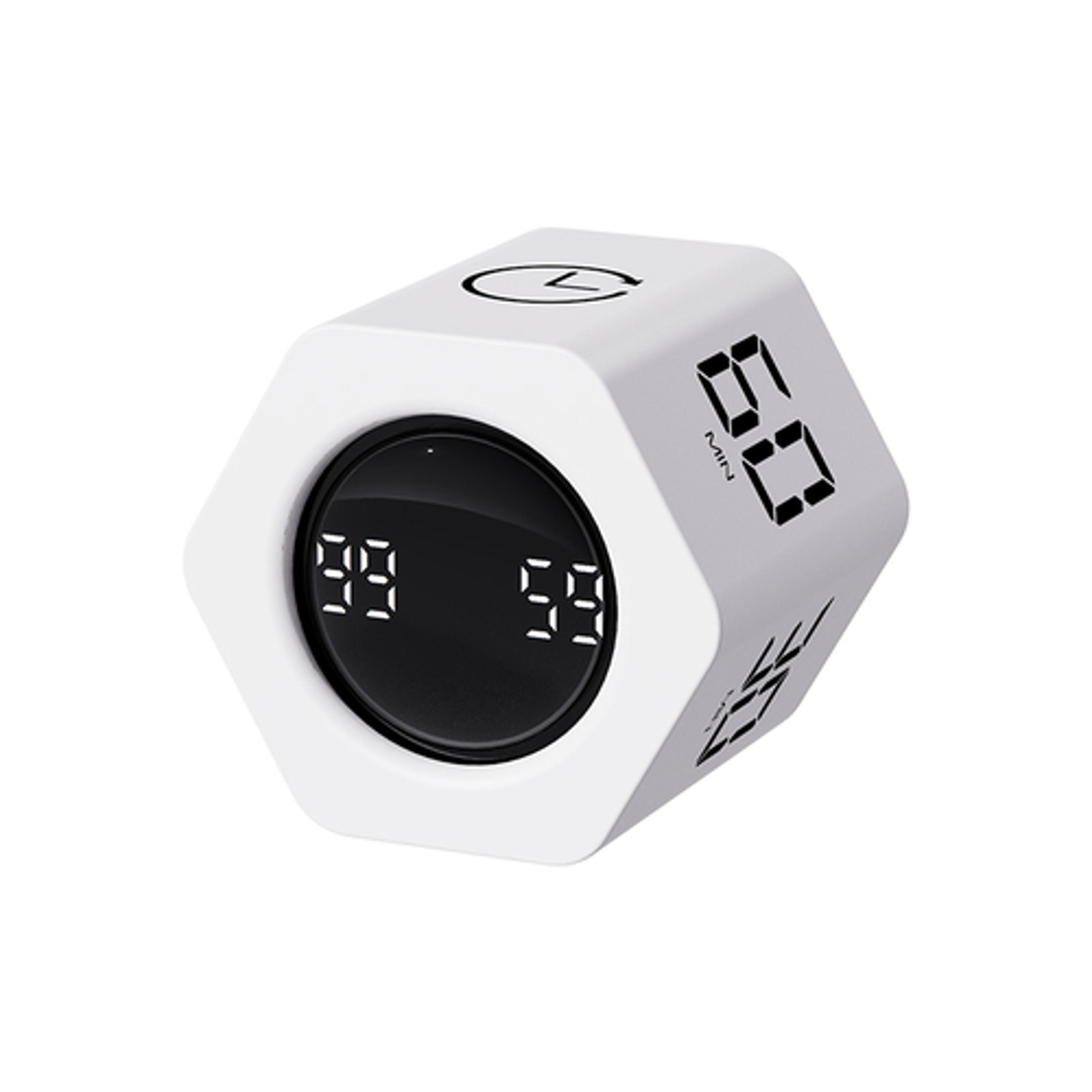 Mini Cube Timer Flipping Gravity Sensor Countdown With LED Display  Dual Modes For Work Or Kitchen 8