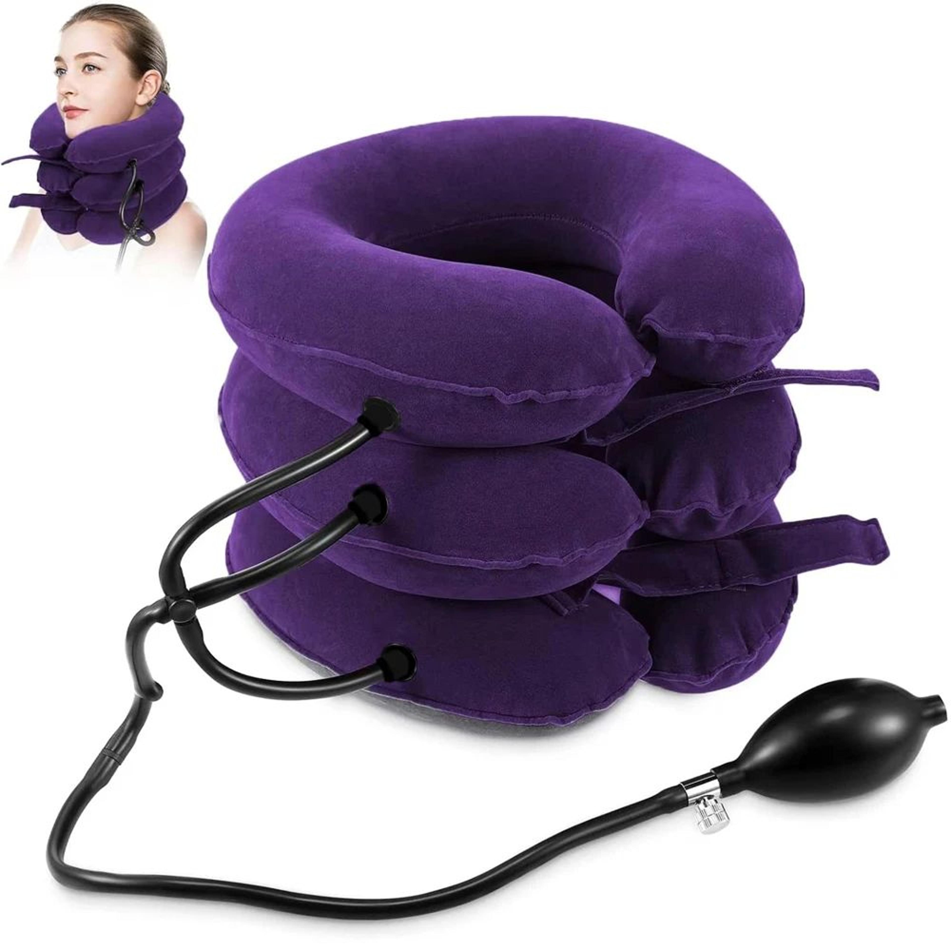 Inflatable Cervical Neck Traction Device For Chronic Neck  Shoulder Pain Relief Adjustable Neck Str