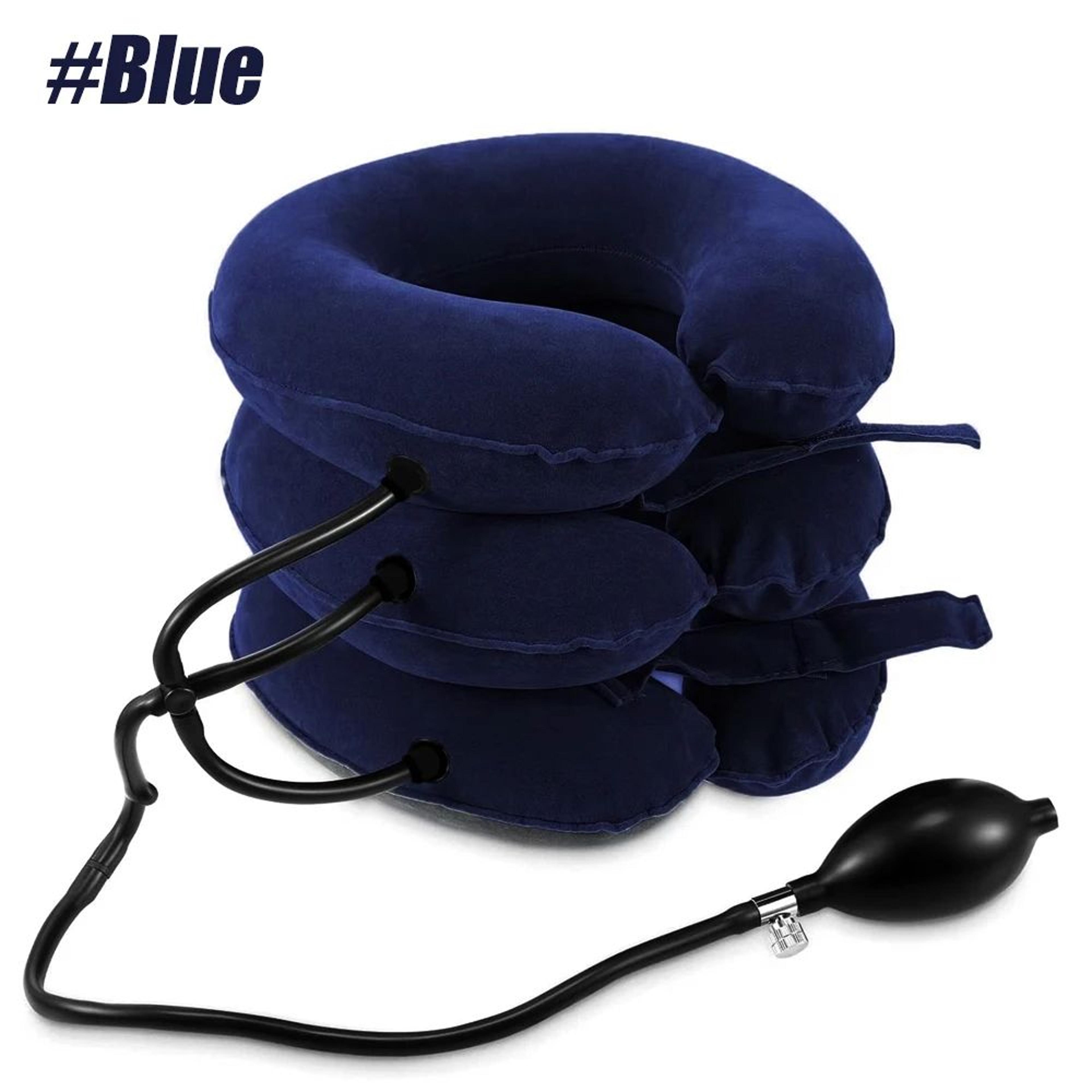 Inflatable Cervical Neck Traction Device For Chronic Neck  Shoulder Pain Relief Adjustable Neck Str