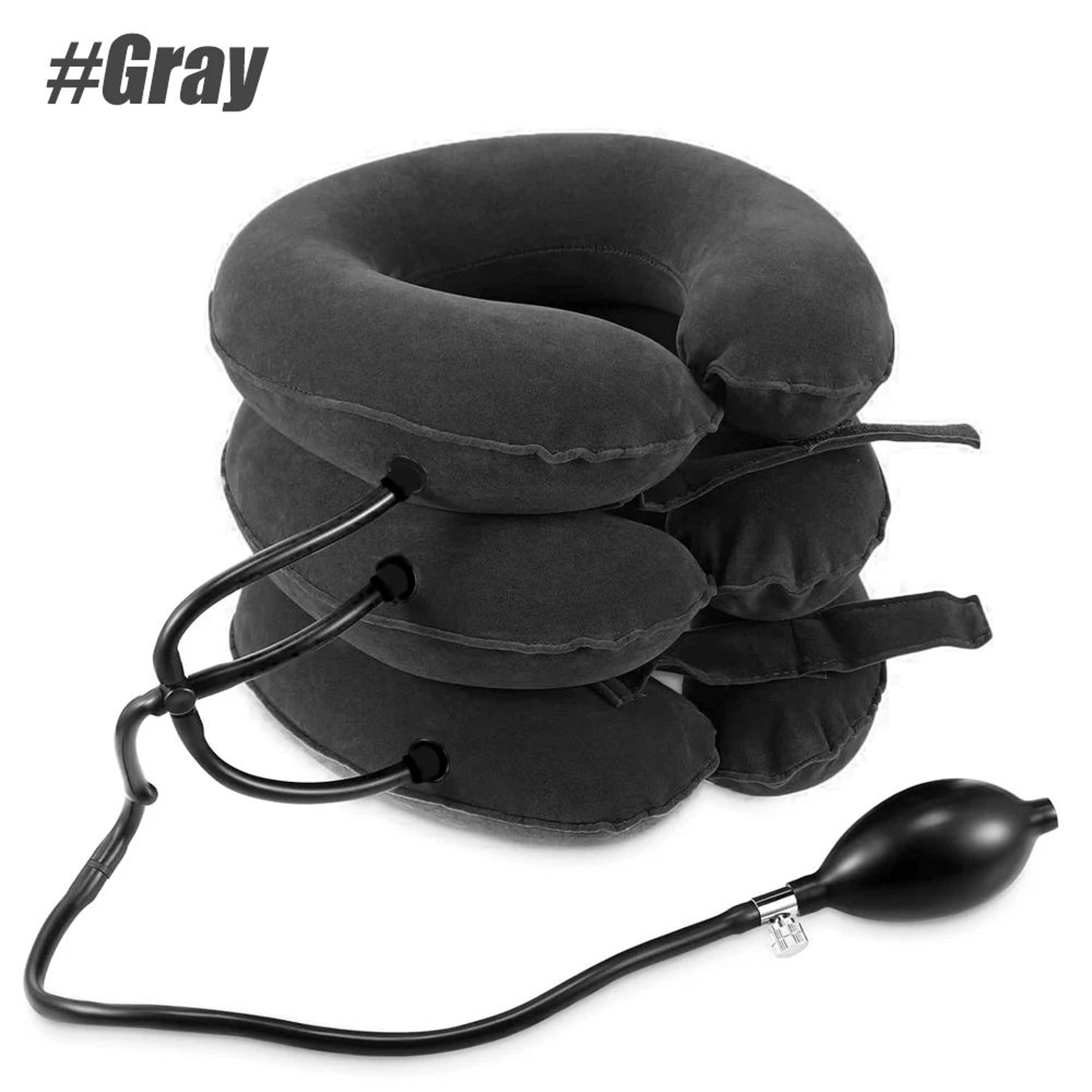 Inflatable Cervical Neck Traction Device For Chronic Neck  Shoulder Pain Relief Adjustable Neck Str