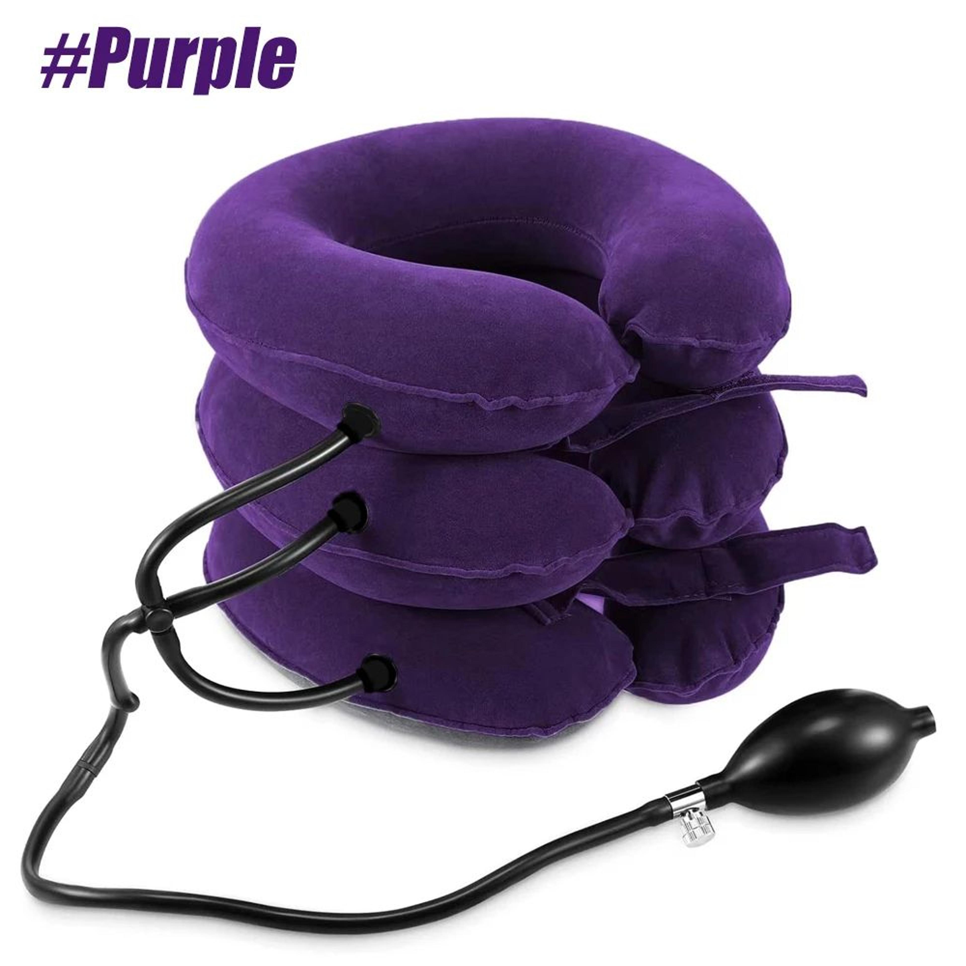 Inflatable Cervical Neck Traction Device For Chronic Neck  Shoulder Pain Relief Adjustable Neck Str