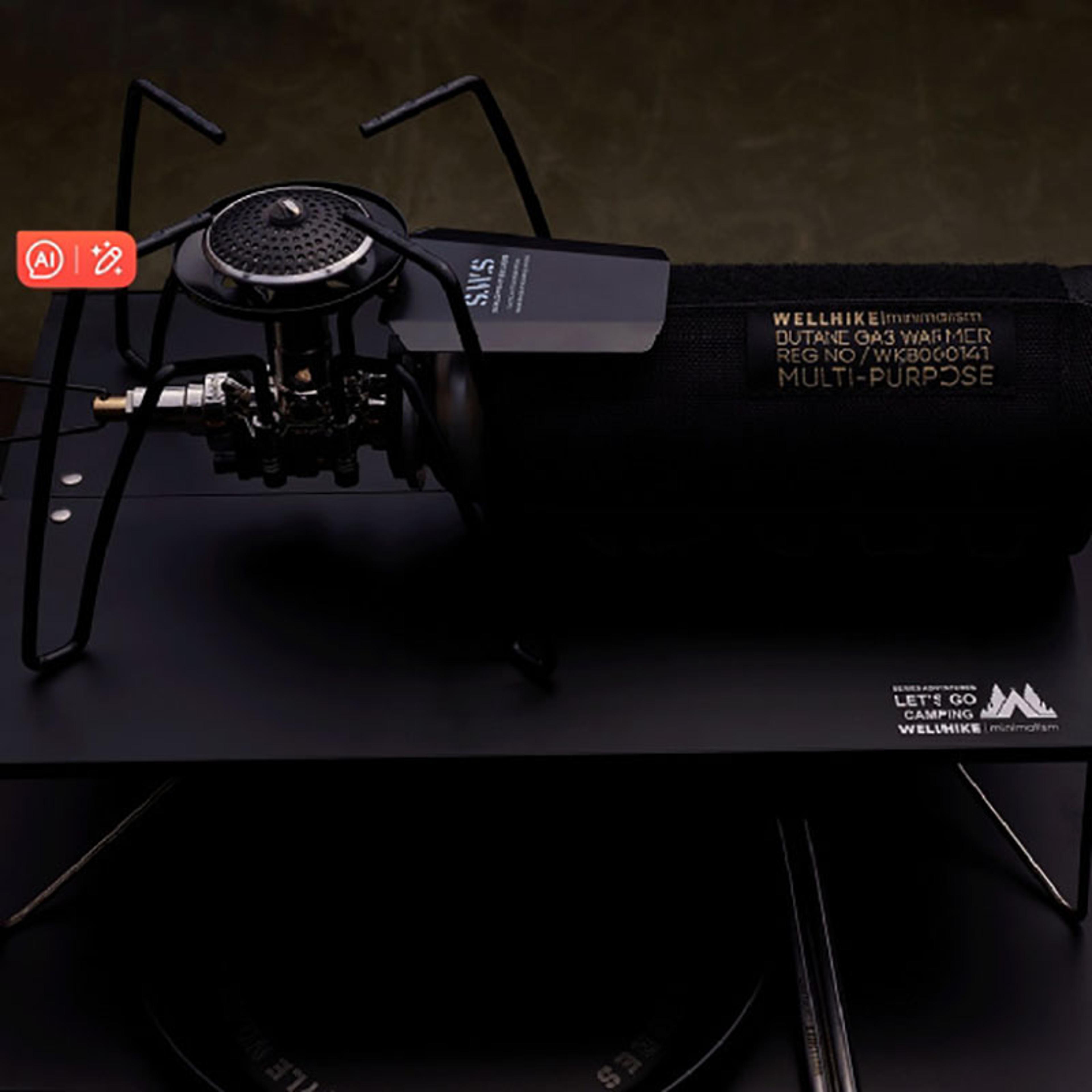Portable Spider Stove Compact Folding Card Design For Camping Hiking  Outdoor Kitchenware 2