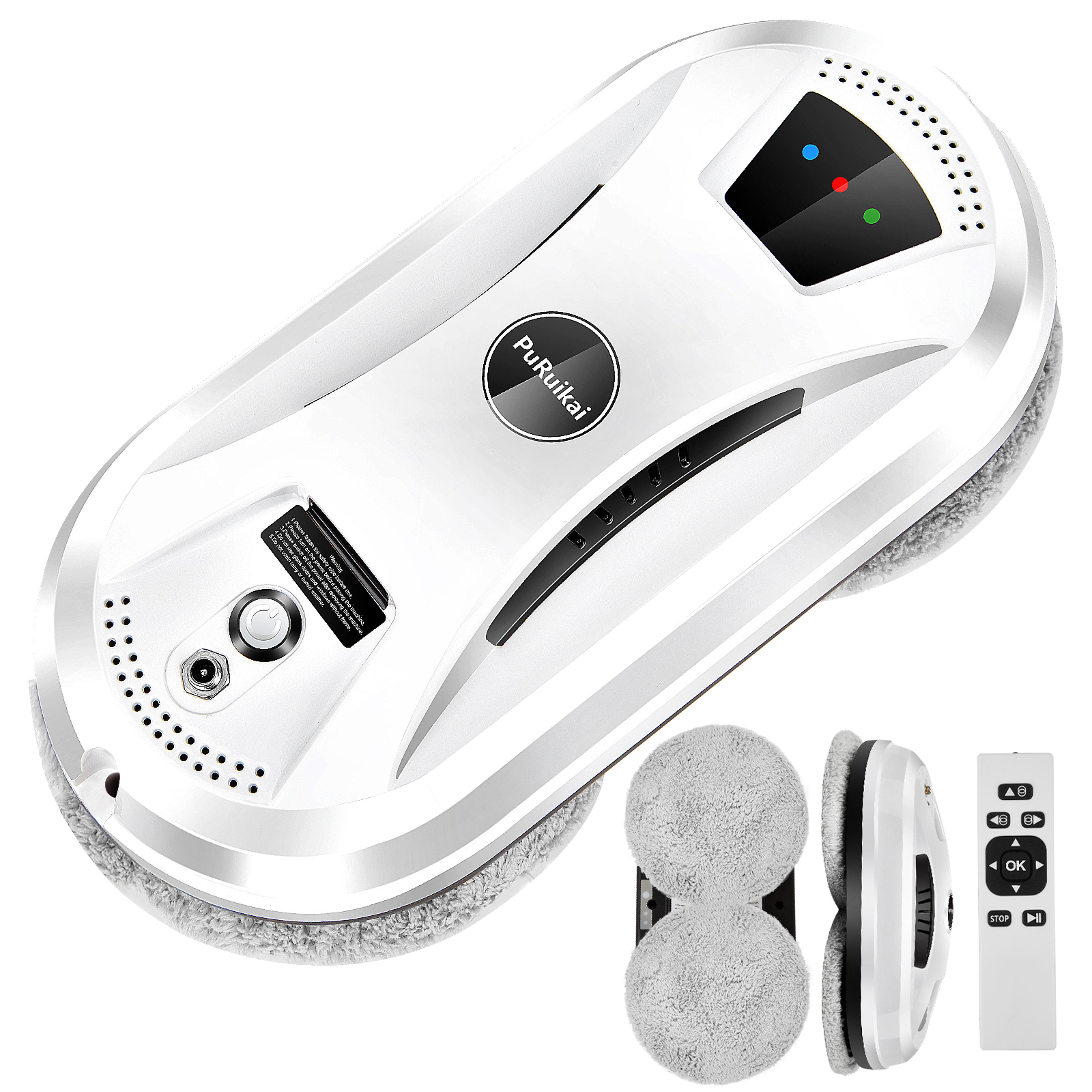 PuRuiKai Ultra Thin Robot Vacuum  Electric Window Cleaning Robot With Remote 6