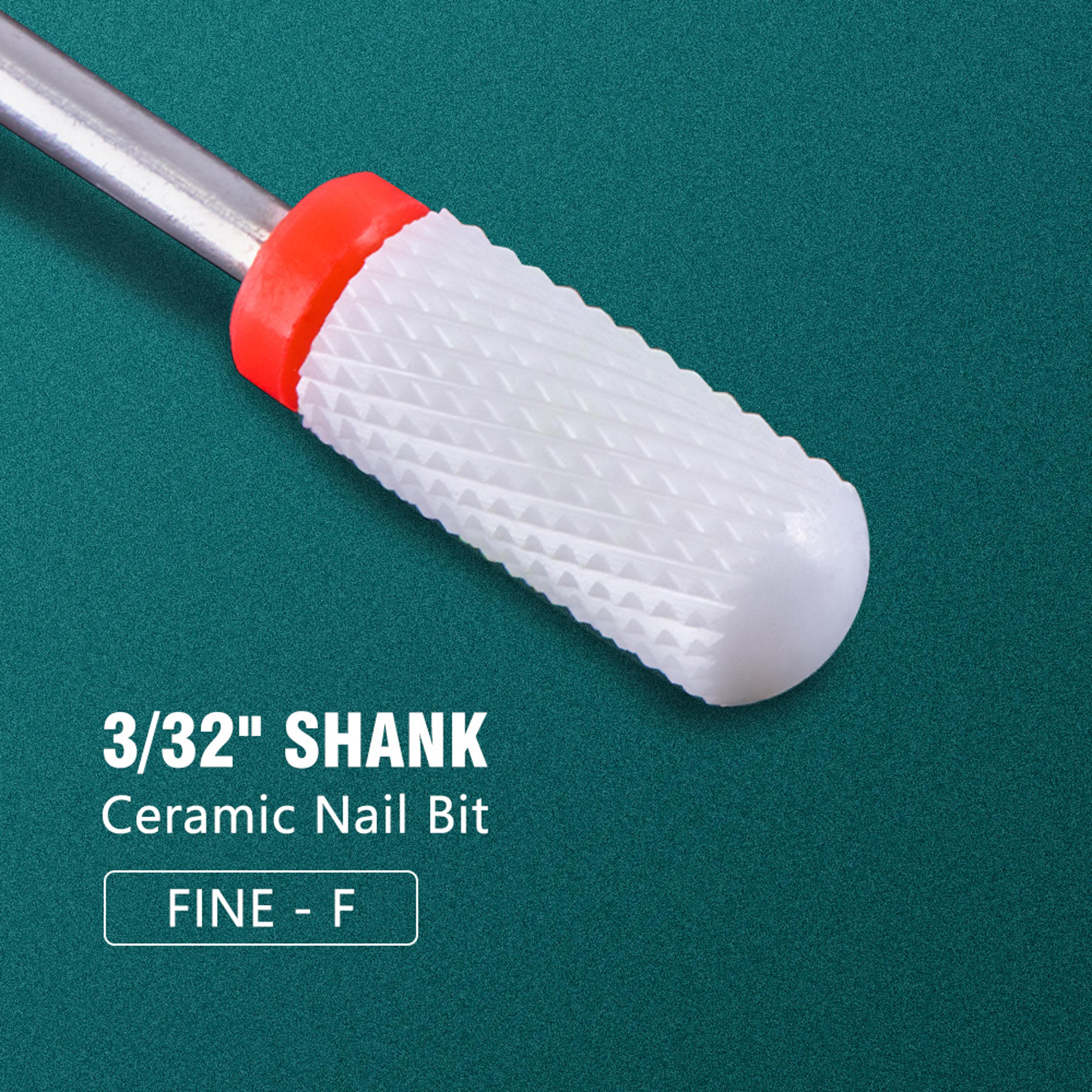 Electric Manicure Drill Bit Set By Dmoley Ceramic Nail Burr Cutter For Acrylic Nails Pedicure Tools 14