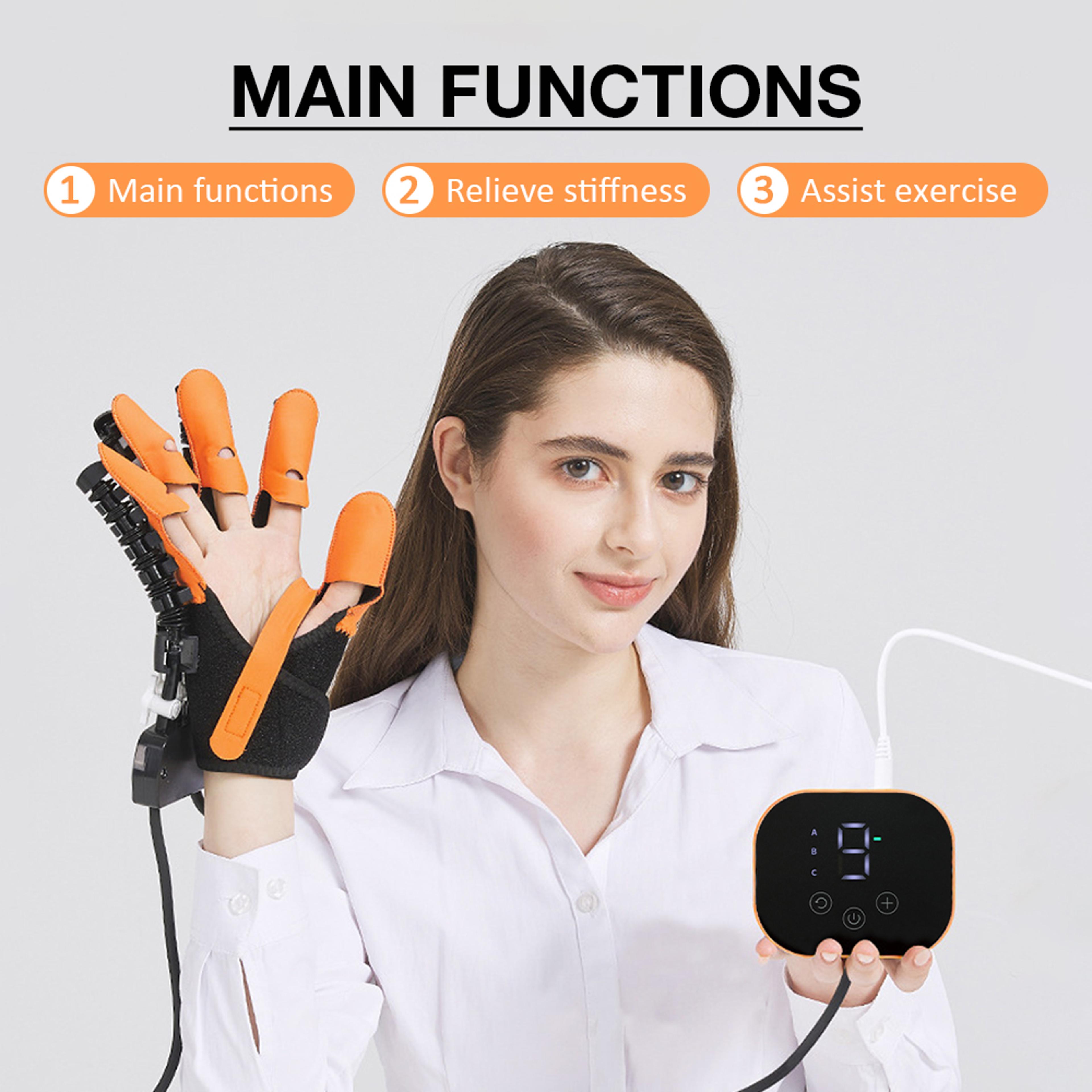 Left  Right Hand Finger Rehabilitation Robot Gloves  Stroke  Hemiplegia Therapy Glove For Cerebral