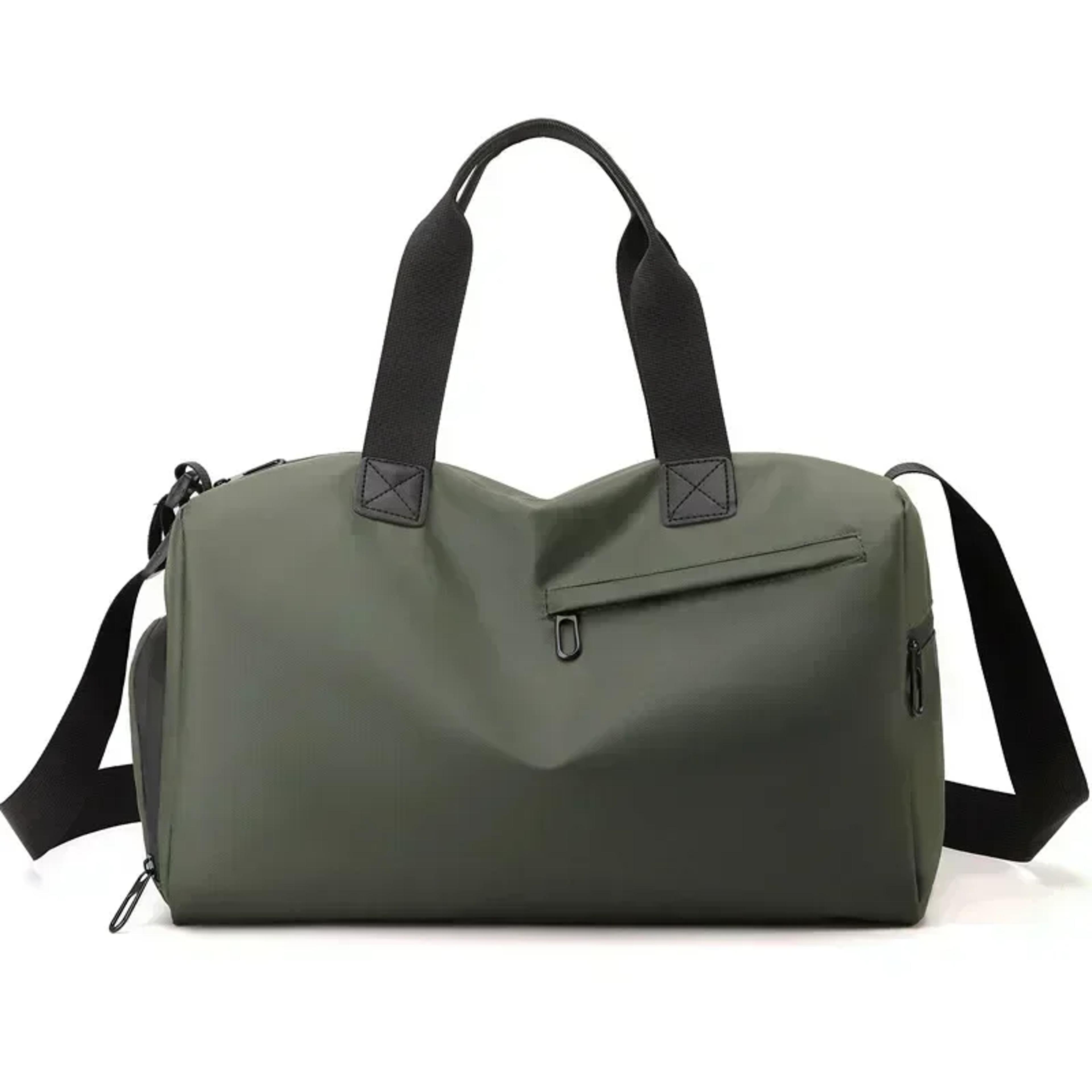 large capacity oxford zipper travel bags, waterproof sports duffel, thick fabric fitness luggage for gym or trips
