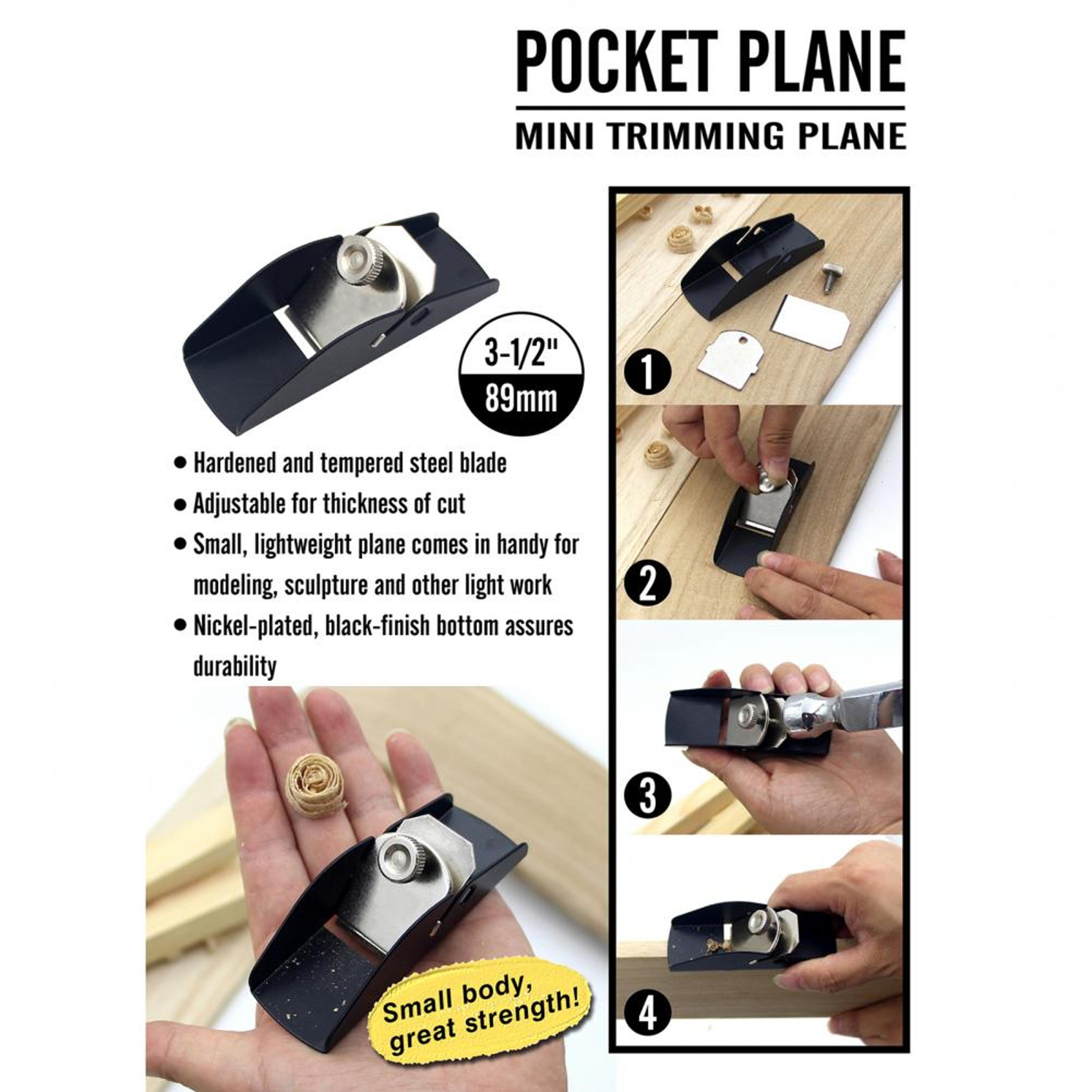 Mini Plane Wood Carpentry Tools  Manual Carpenter Planer With Aluminum Alloy Body  Precision Cuttin 4