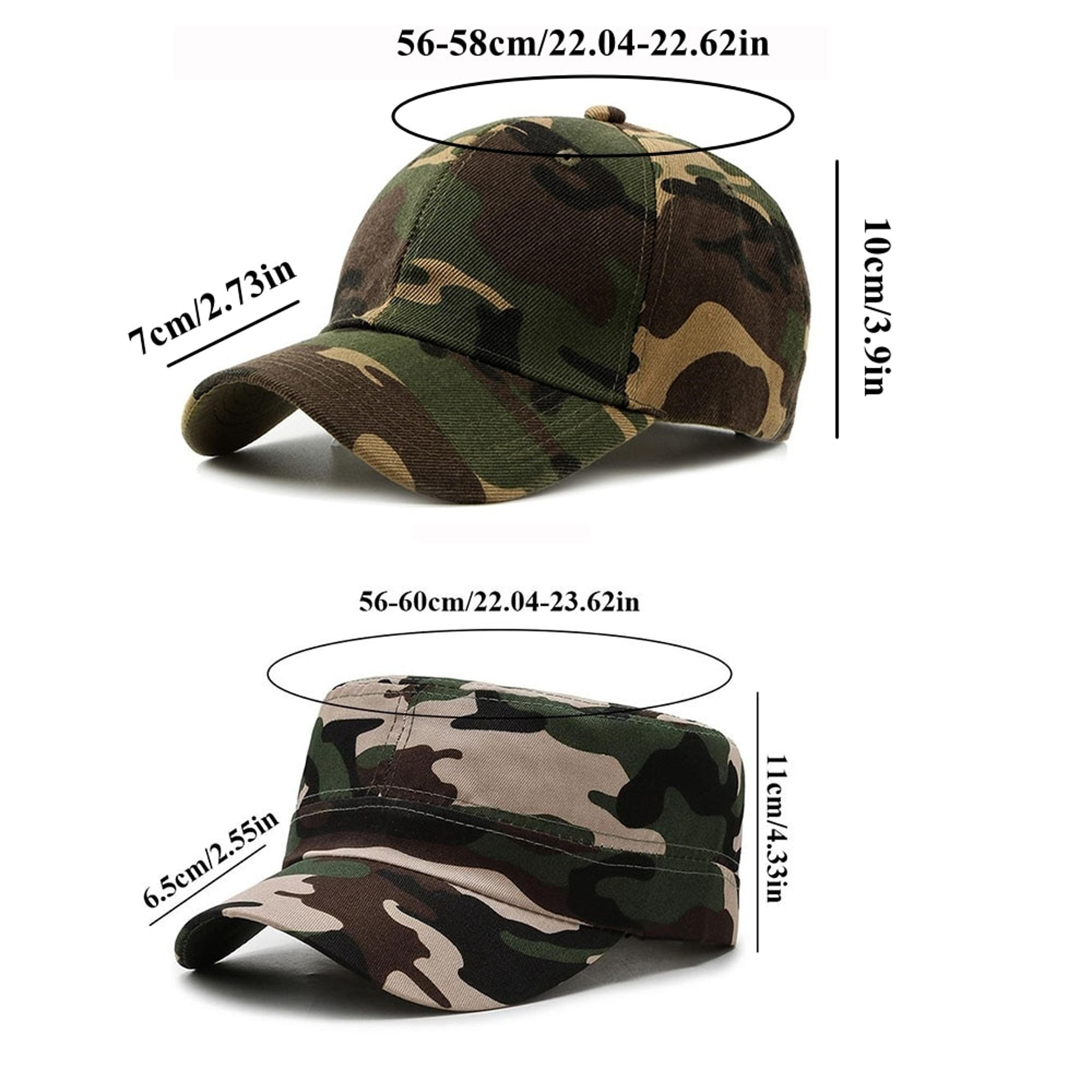 i2iBNewMilitaryBaseballCapsCamouflageArmySoldierCombatHatAdjustableSummerSnapbackCapsUV