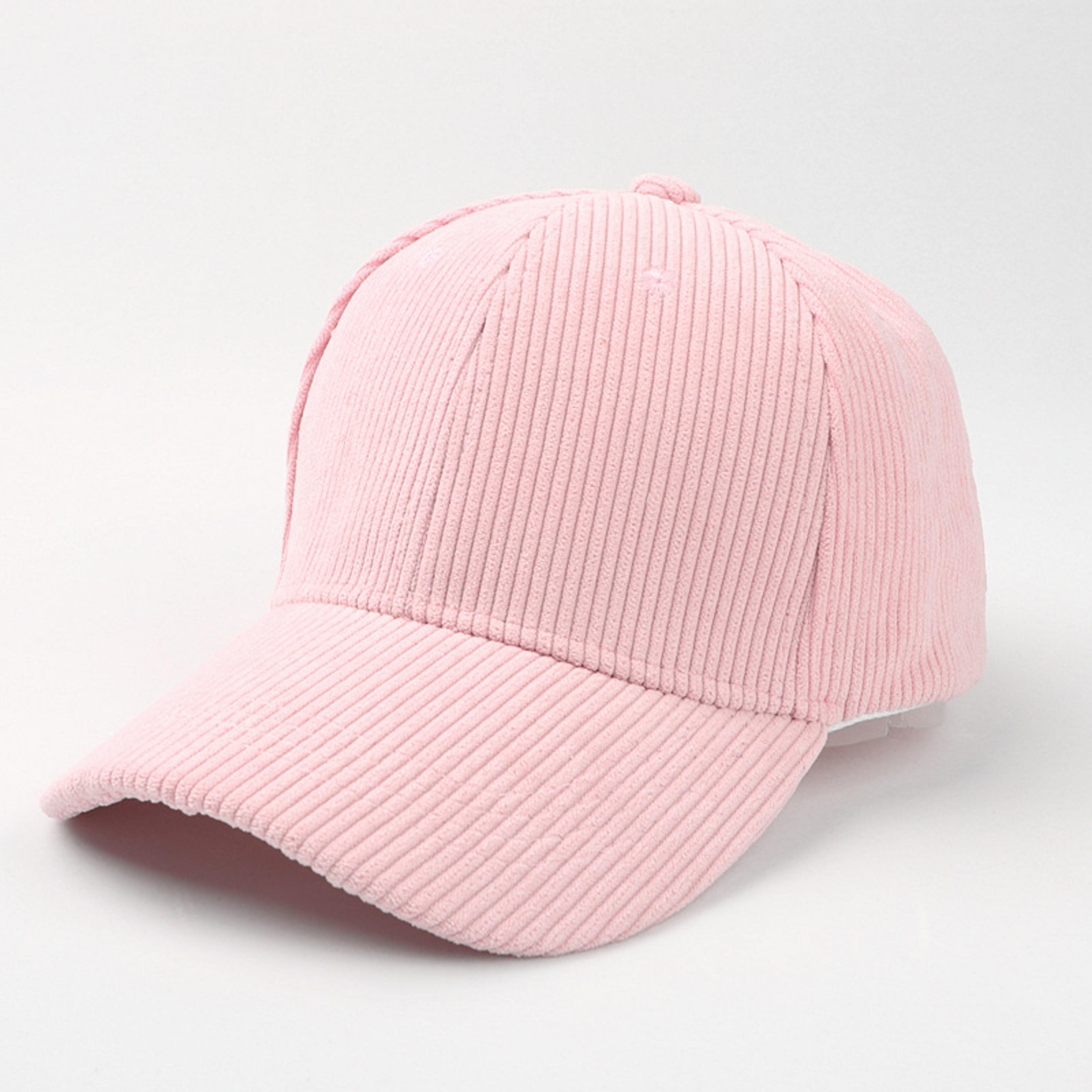 Corduroy Baseball Cap For Men  Women Vintage Cotton Solid Color Sunhat Sport Snapback Caps For Autu 3