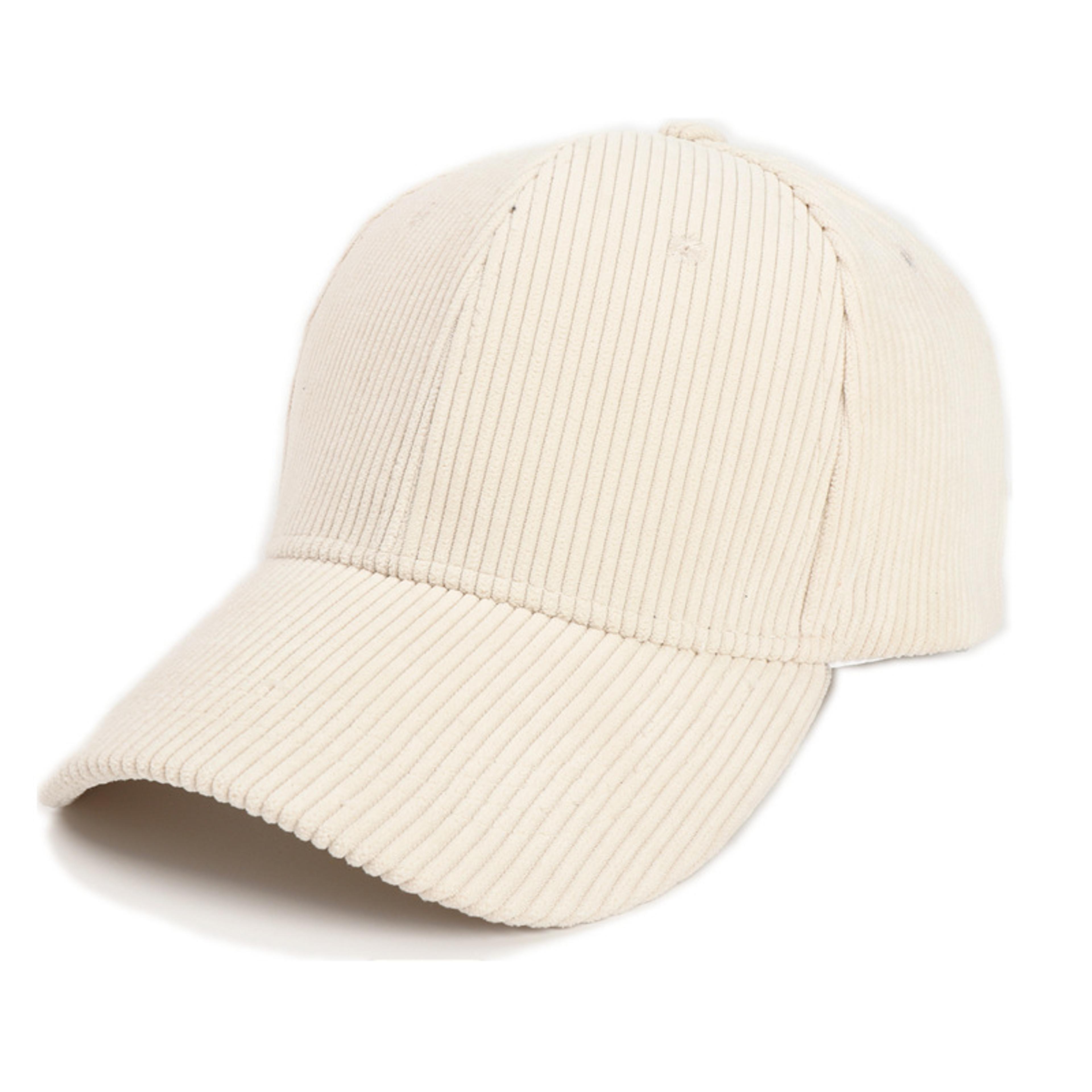 Corduroy Baseball Cap For Men  Women Vintage Cotton Solid Color Sunhat Sport Snapback Caps For Autu 8