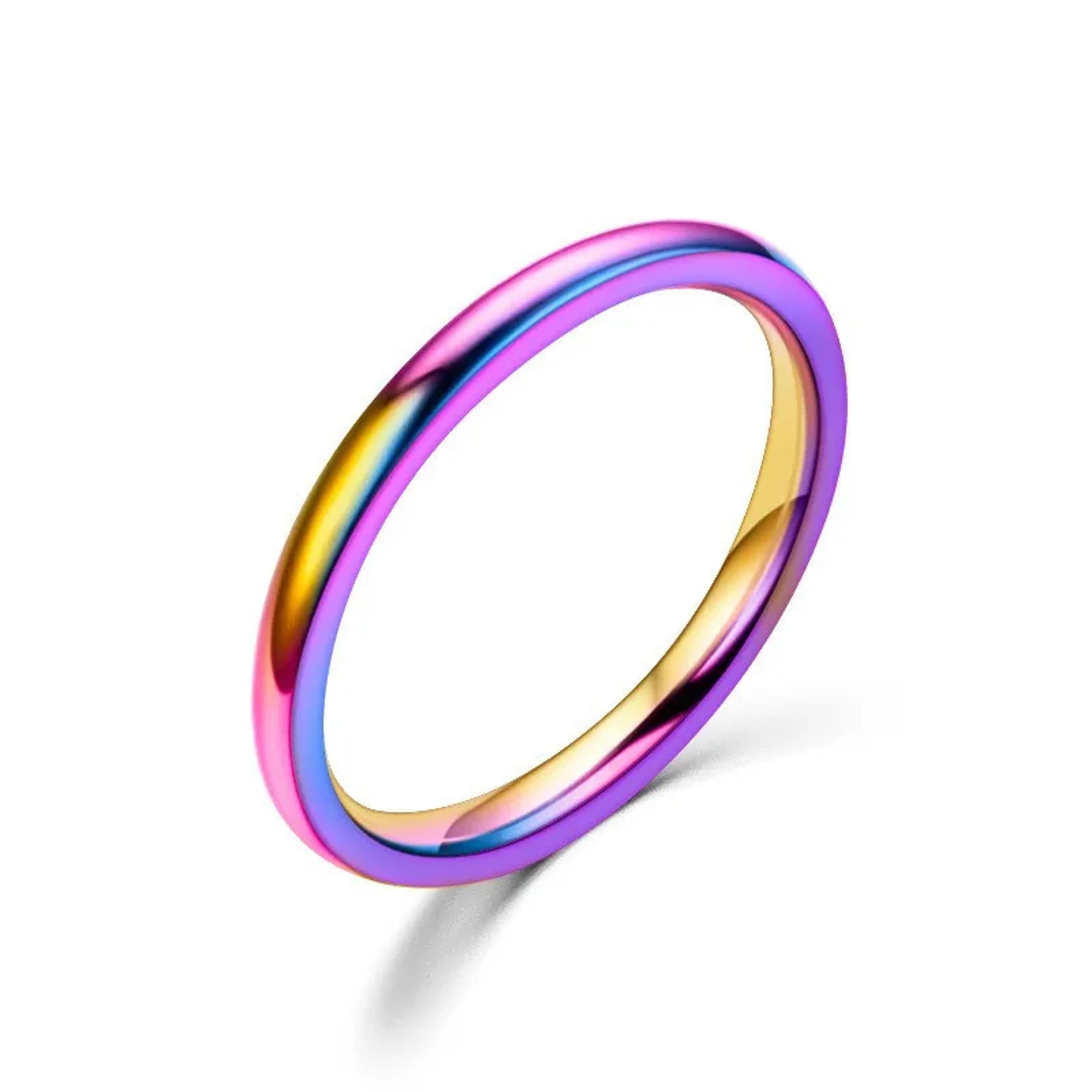 Titanium Wedding Ring For Women And Men Simple Band Hypoallergenic High Polished Couple Jewelry 1