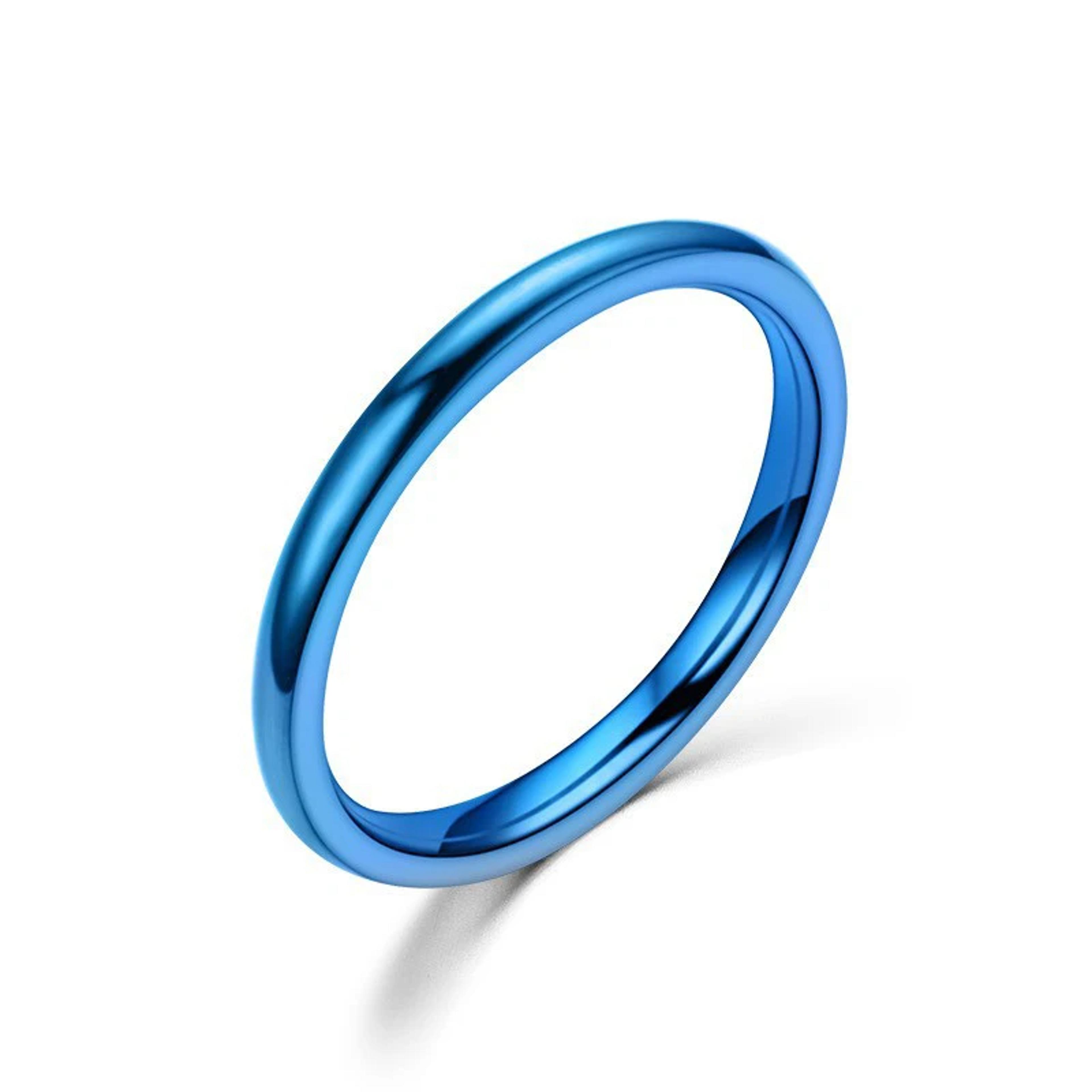 Titanium Wedding Ring For Women And Men Simple Band Hypoallergenic High Polished Couple Jewelry 3