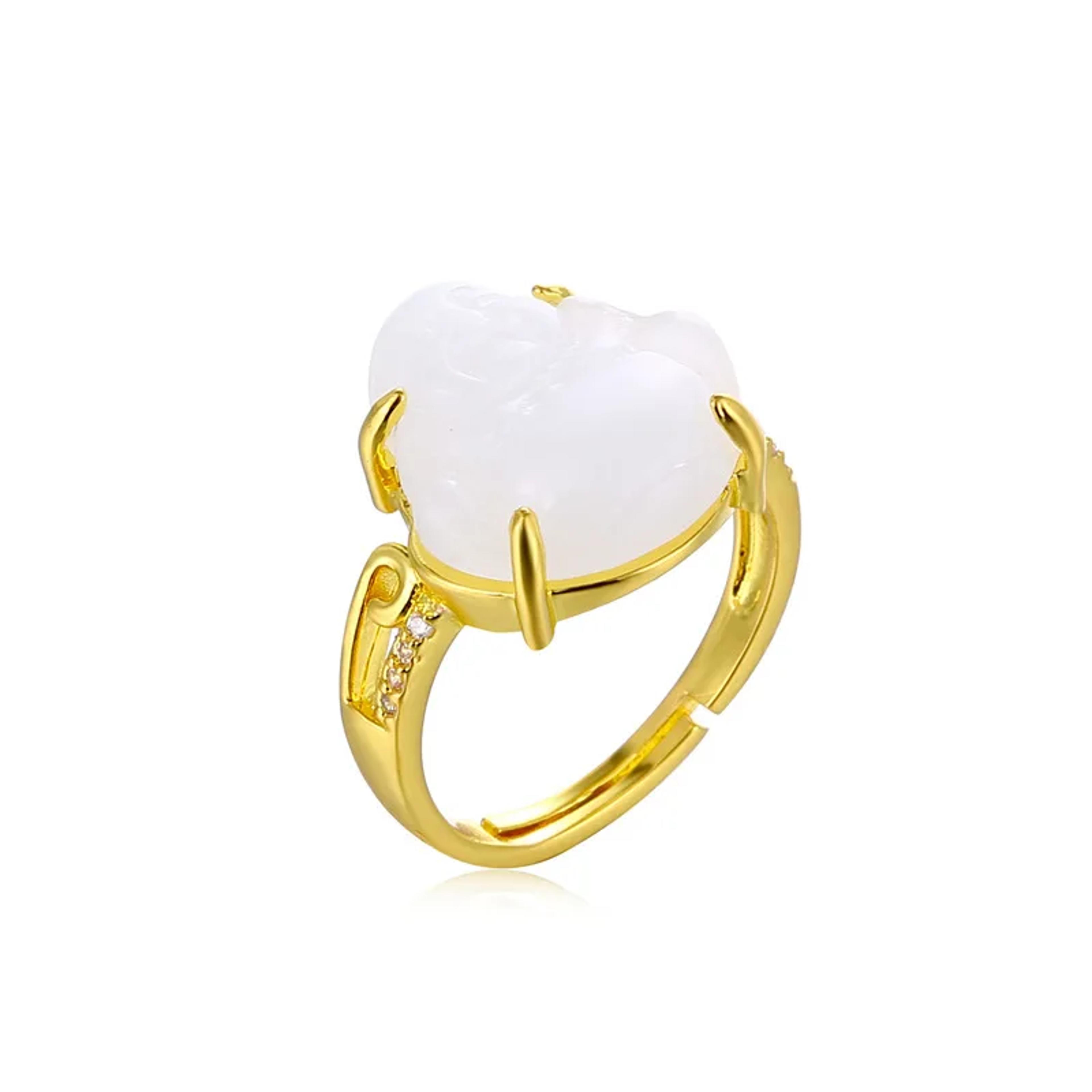 Charm Green Series Natural Tunable Religious Ring For Men And Women Jewelry Accessories 6