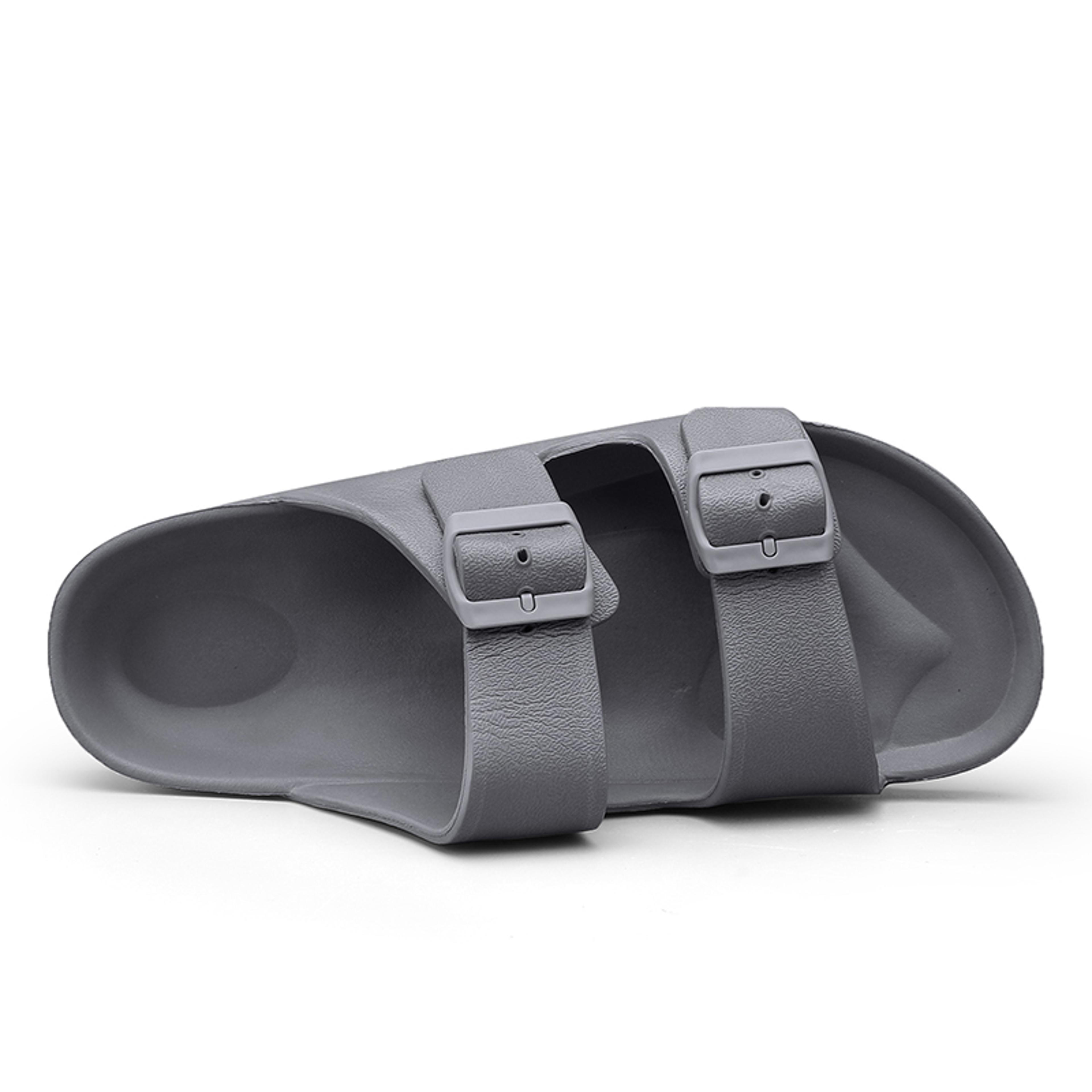 breathable summer slides for men, adjustable soft eva slippers, lightweight & anti-slip for indoor/outdoor wear