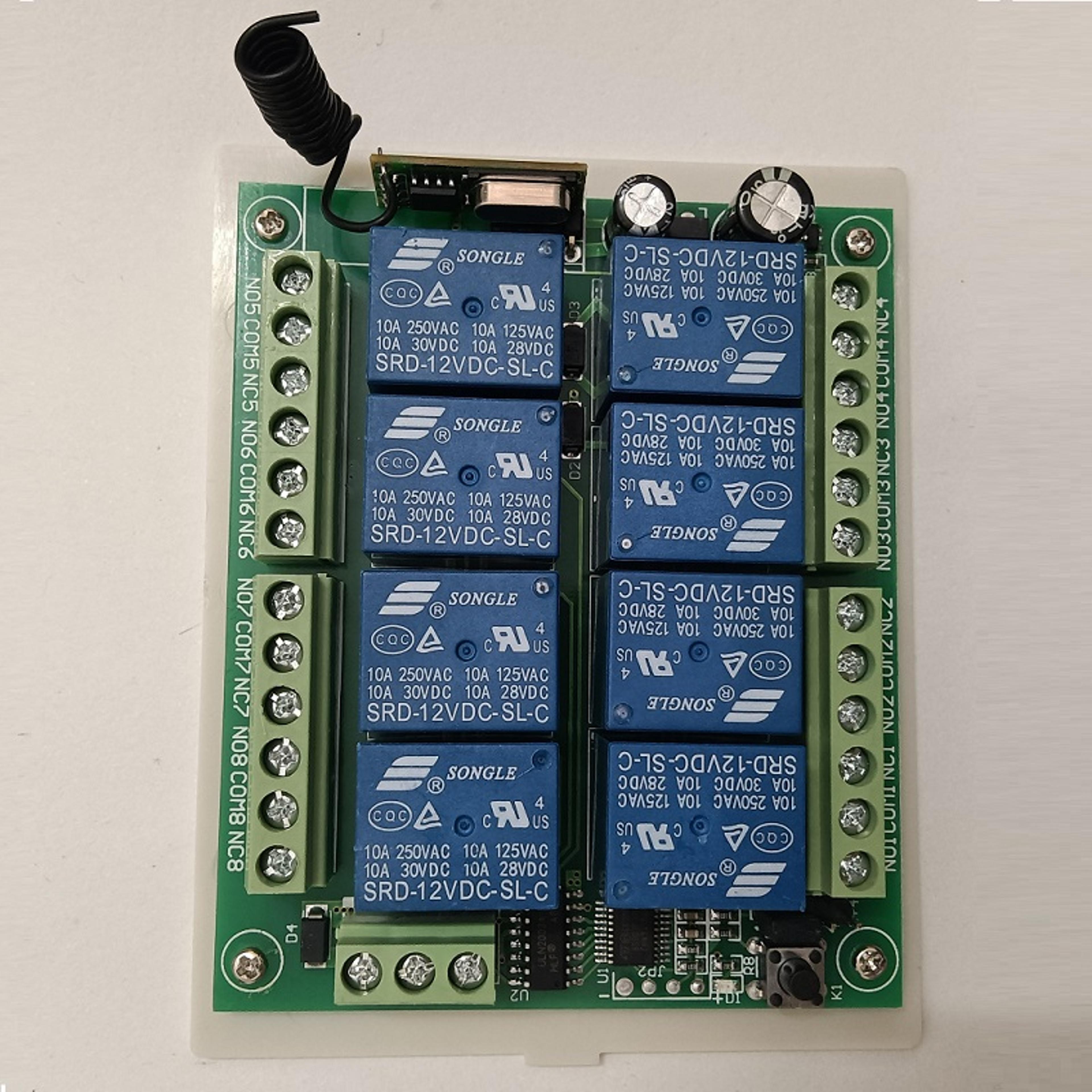 DC Wireless Remote Control Switch With Relay Output RF Transmitter And Receiver For LED Lighting  S 2