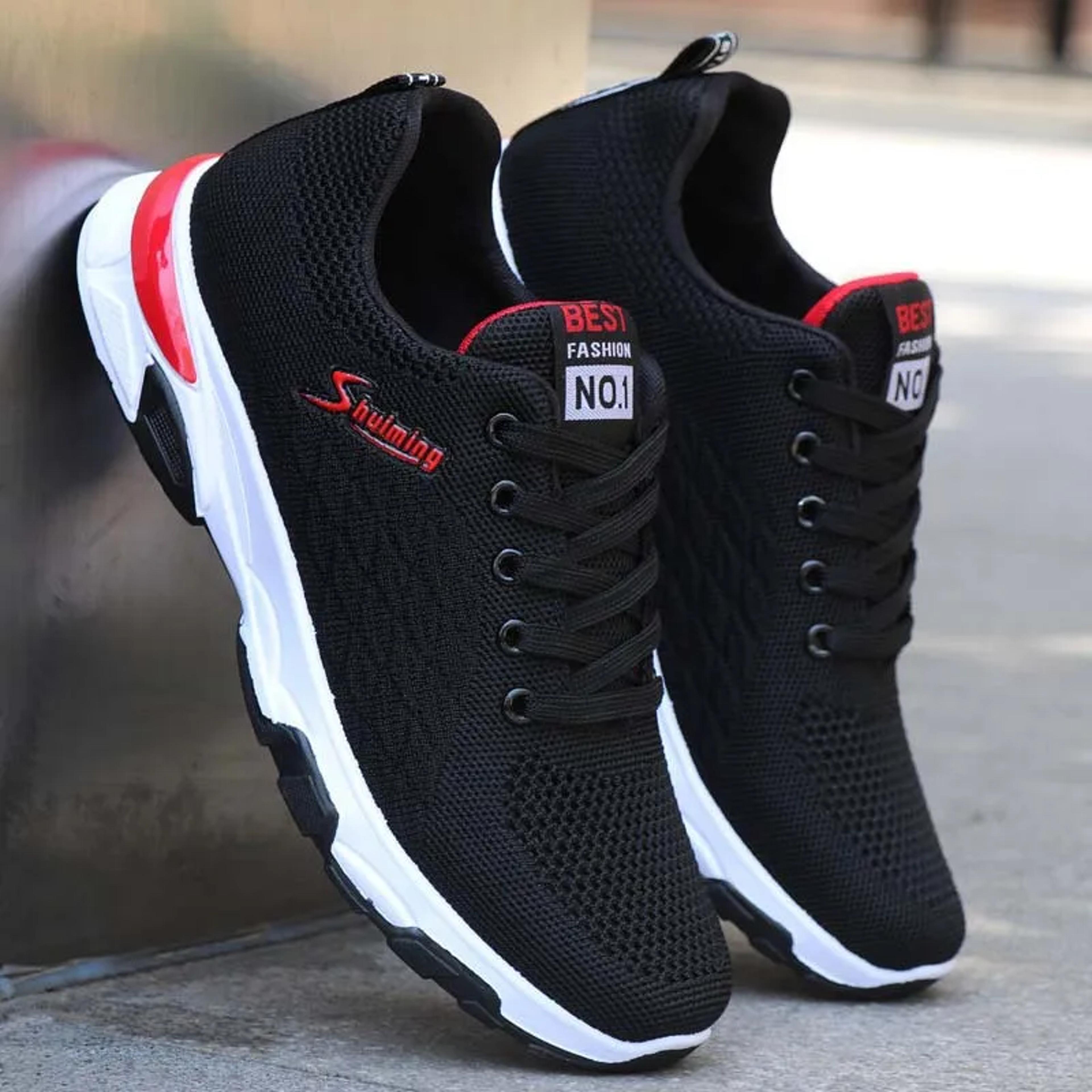 Mens Stylish Casual Shoes Breathable Running Sneakers Outdoor Walking Training  Fashionable Sports  1